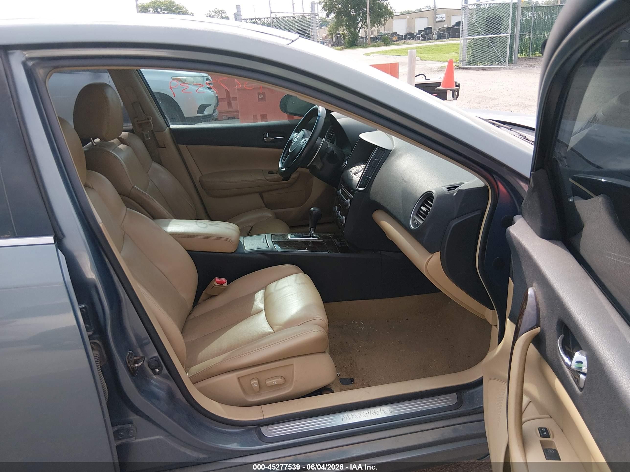 2010 Nissan Maxima 3.5 Sv Gray vin: 1N4AA5AP9AC807732