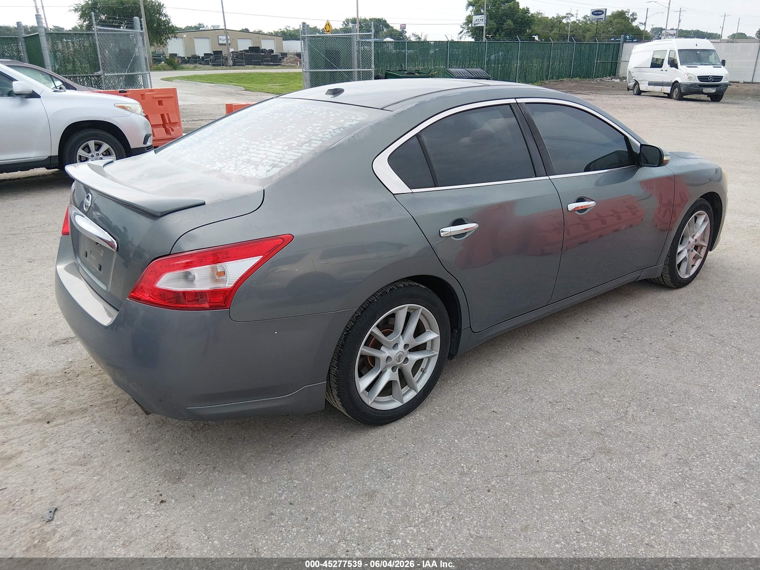 2010 Nissan Maxima 3.5 Sv Gray vin: 1N4AA5AP9AC807732