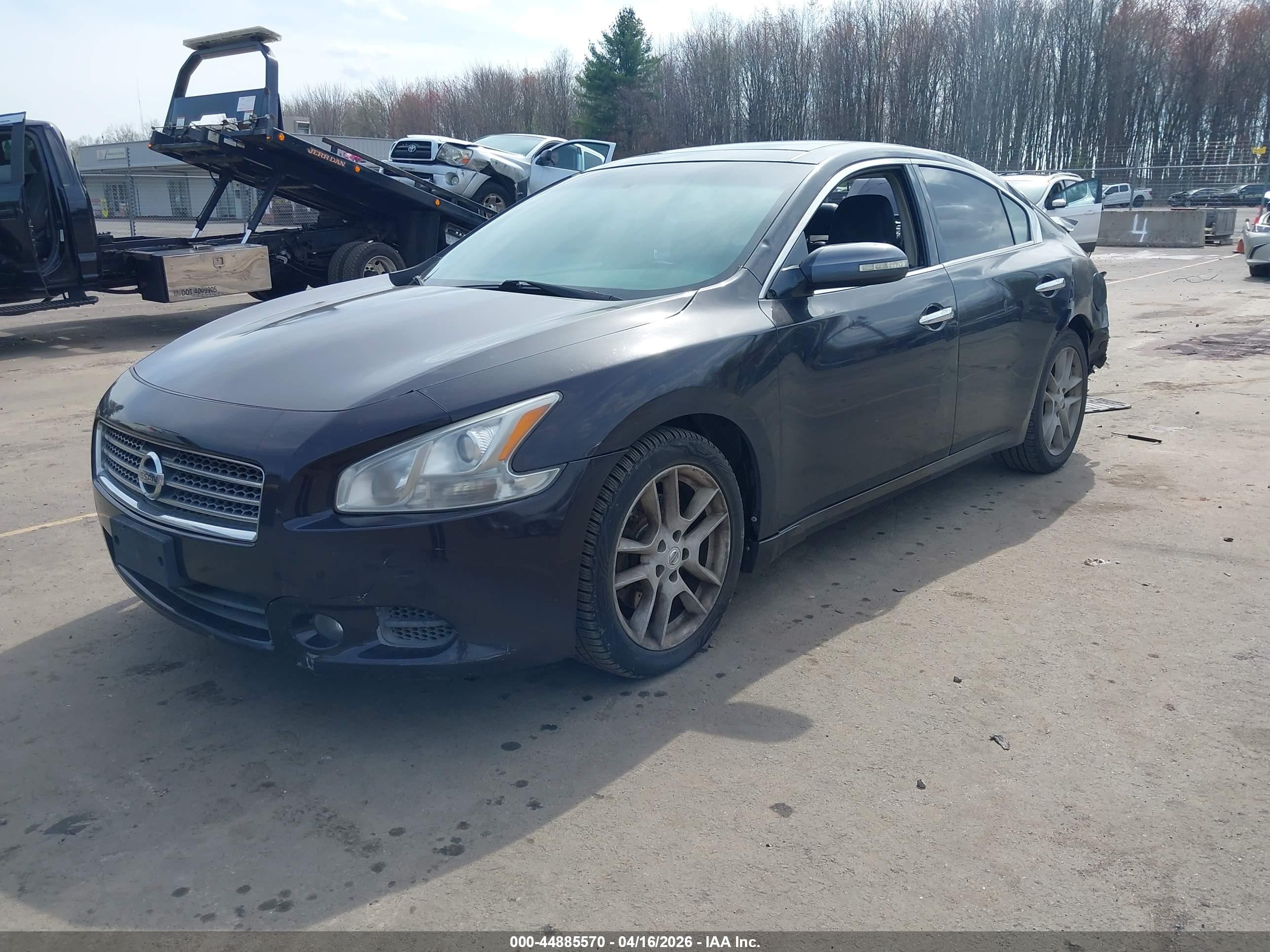 2010 Nissan Maxima 3.5 Sv Purple vin: 1N4AA5AP9AC810162
