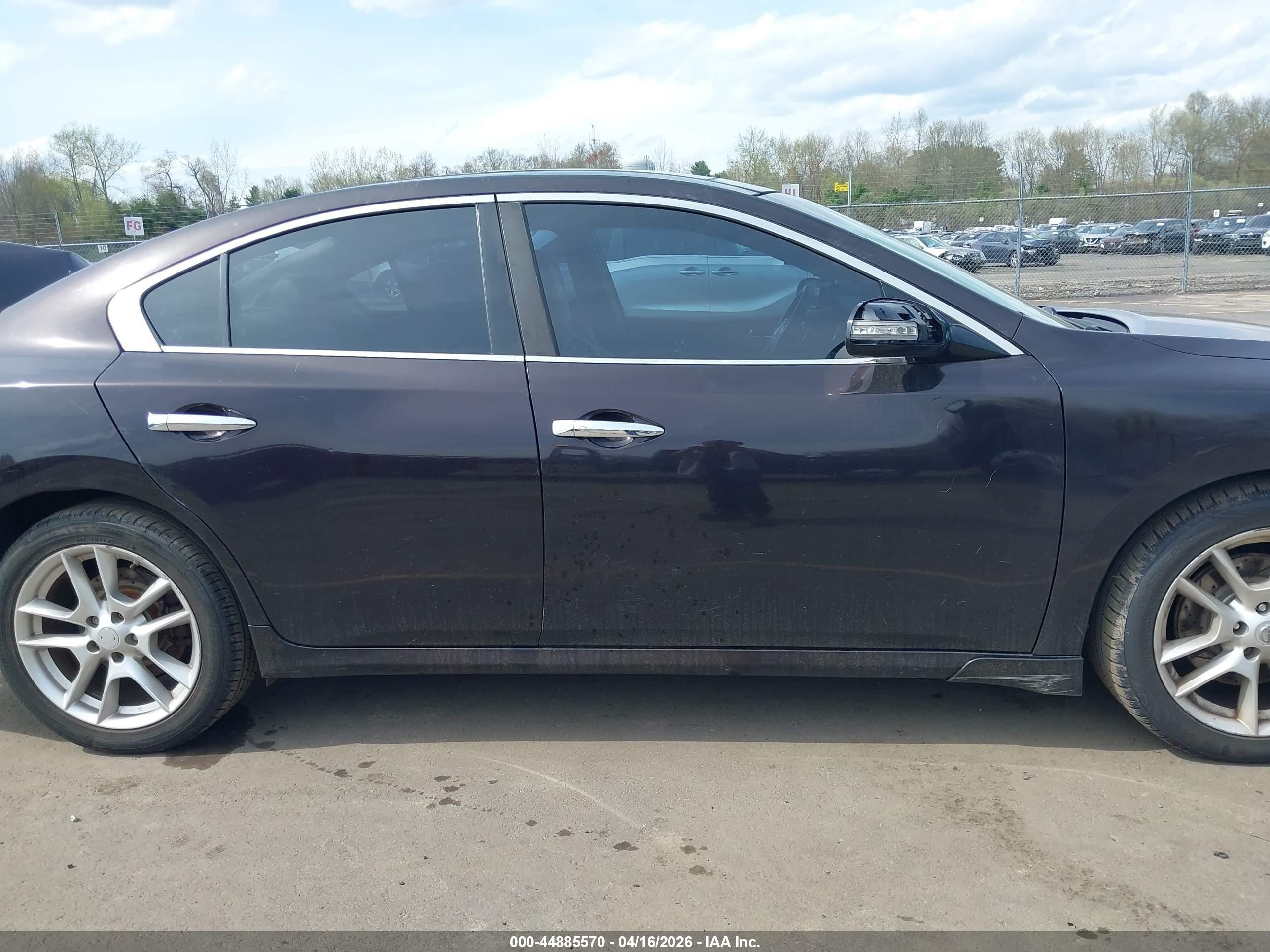 2010 Nissan Maxima 3.5 Sv Purple vin: 1N4AA5AP9AC810162