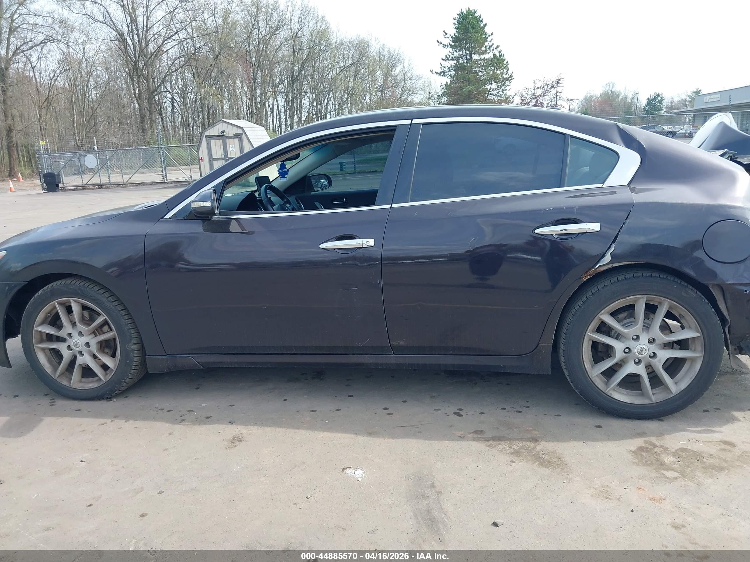 2010 Nissan Maxima 3.5 Sv Purple vin: 1N4AA5AP9AC810162