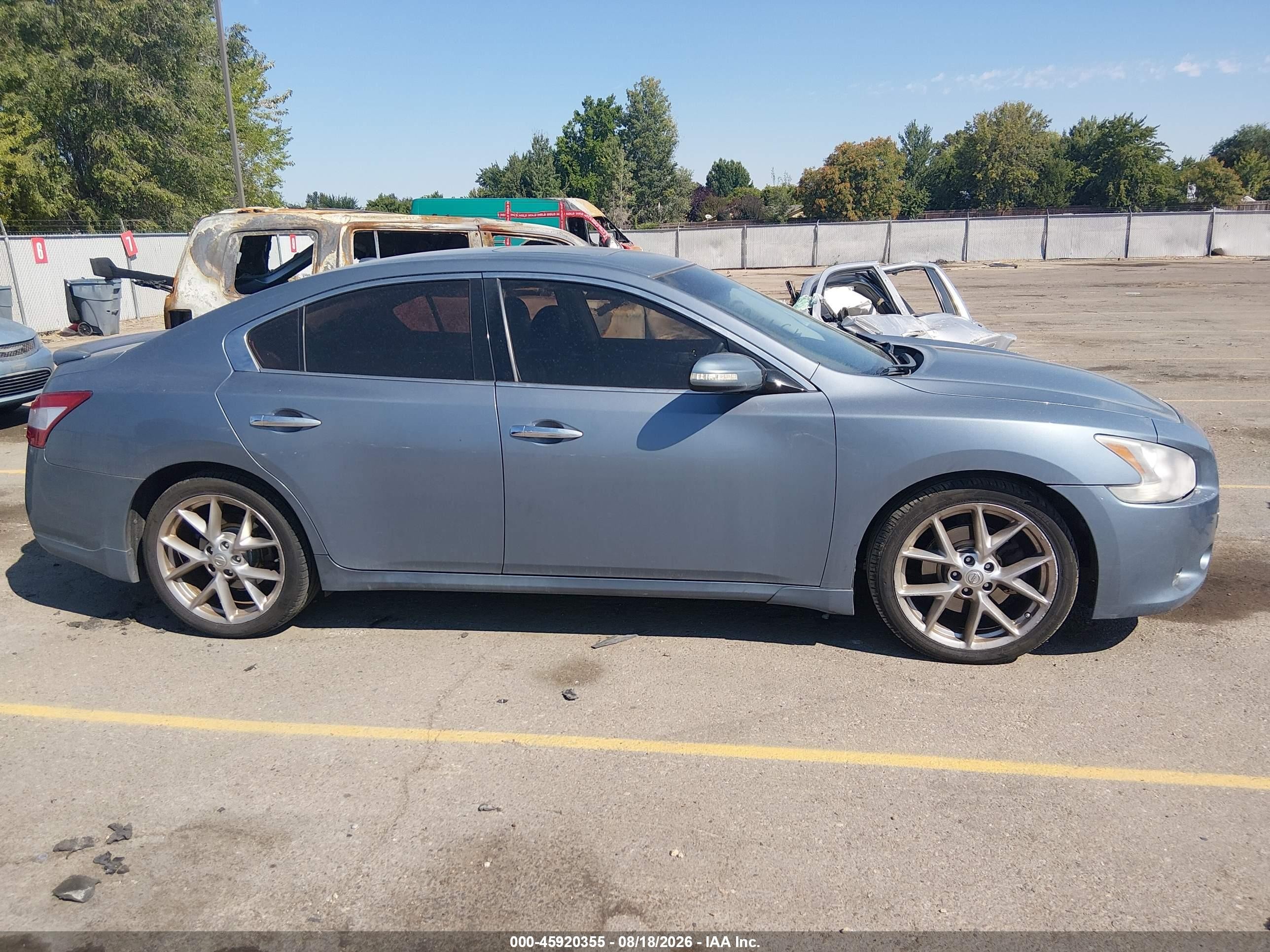 2010 Nissan Maxima 3.5 Sv Серый vin: 1N4AA5AP9AC832789