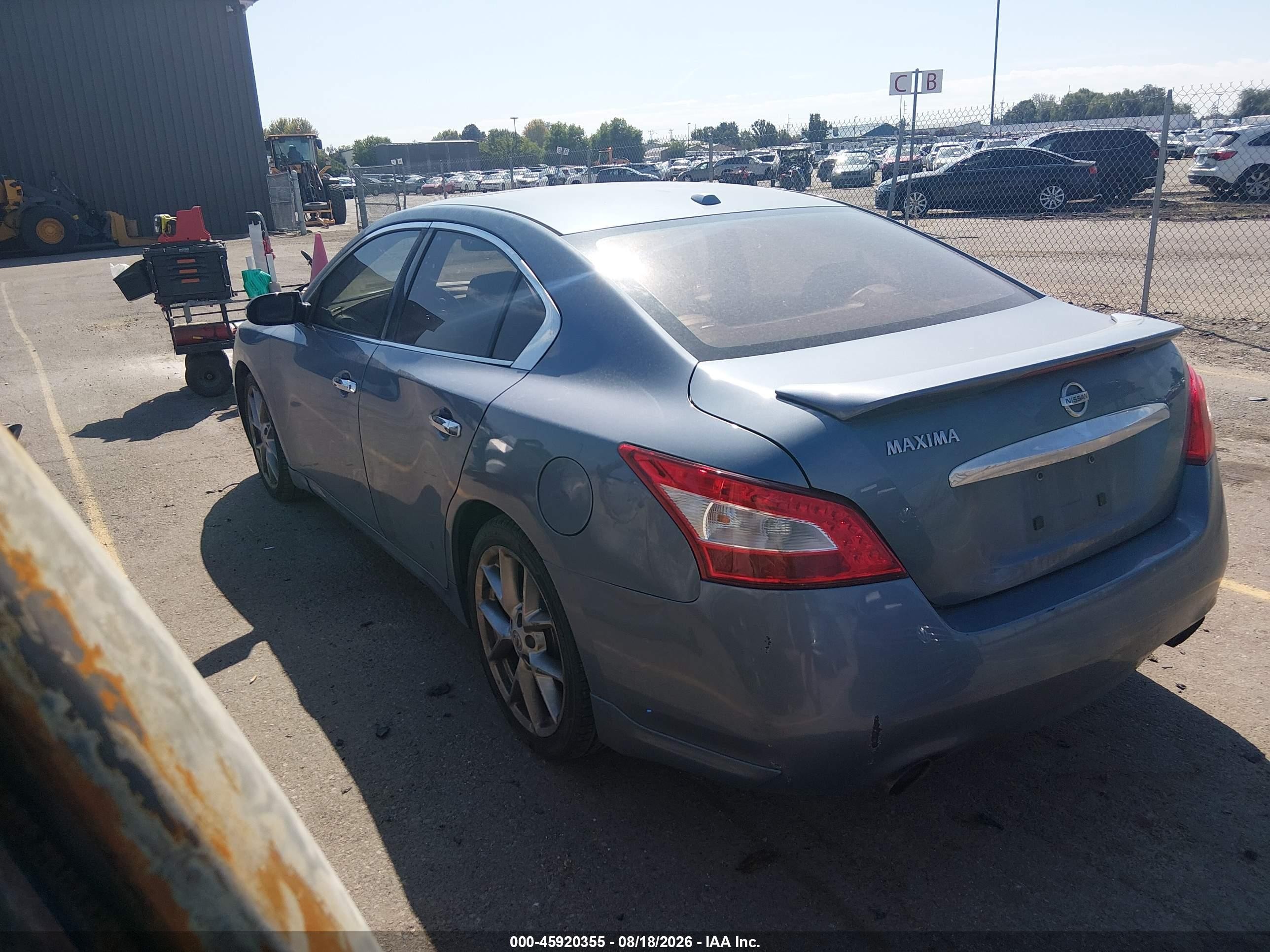 2010 Nissan Maxima 3.5 Sv Серый vin: 1N4AA5AP9AC832789