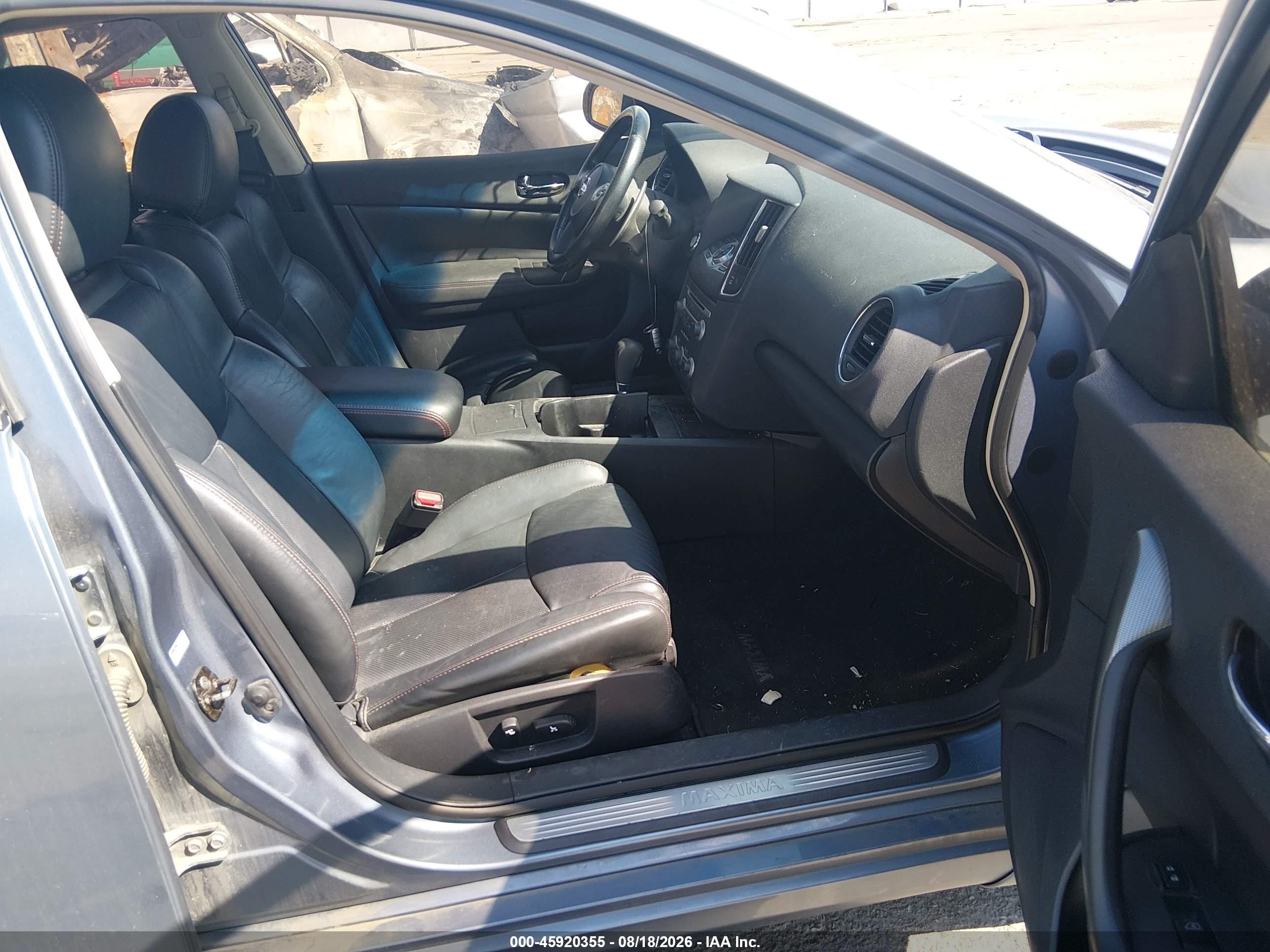 2010 Nissan Maxima 3.5 Sv Серый vin: 1N4AA5AP9AC832789