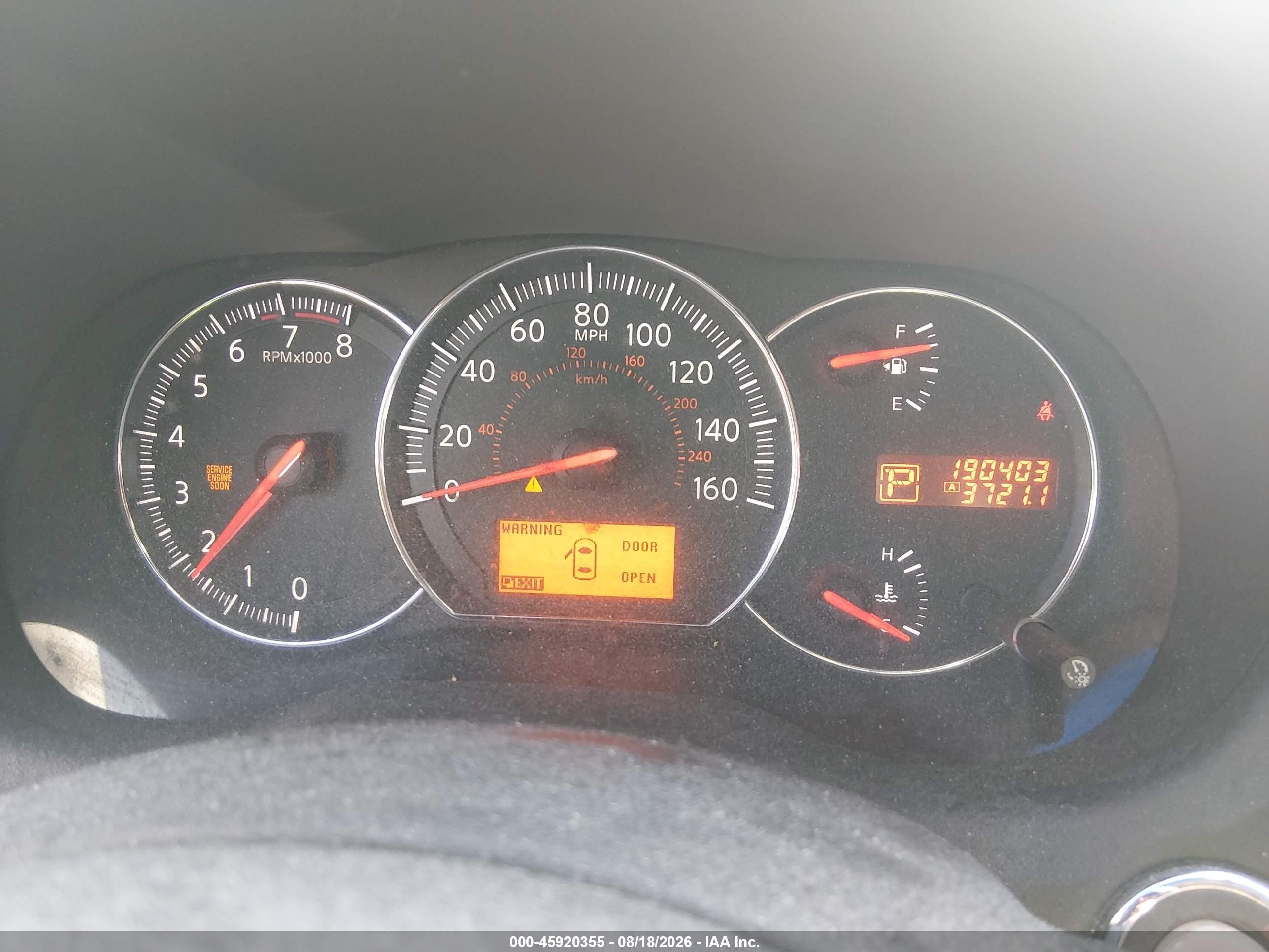2010 Nissan Maxima 3.5 Sv Серый vin: 1N4AA5AP9AC832789