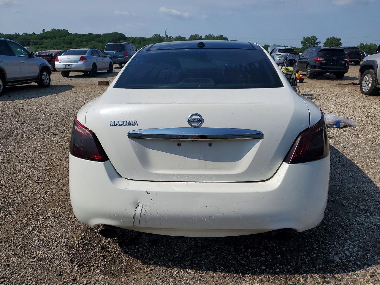 2010 Nissan Maxima 3.5 S White vin: 1N4AA5AP9AC833313