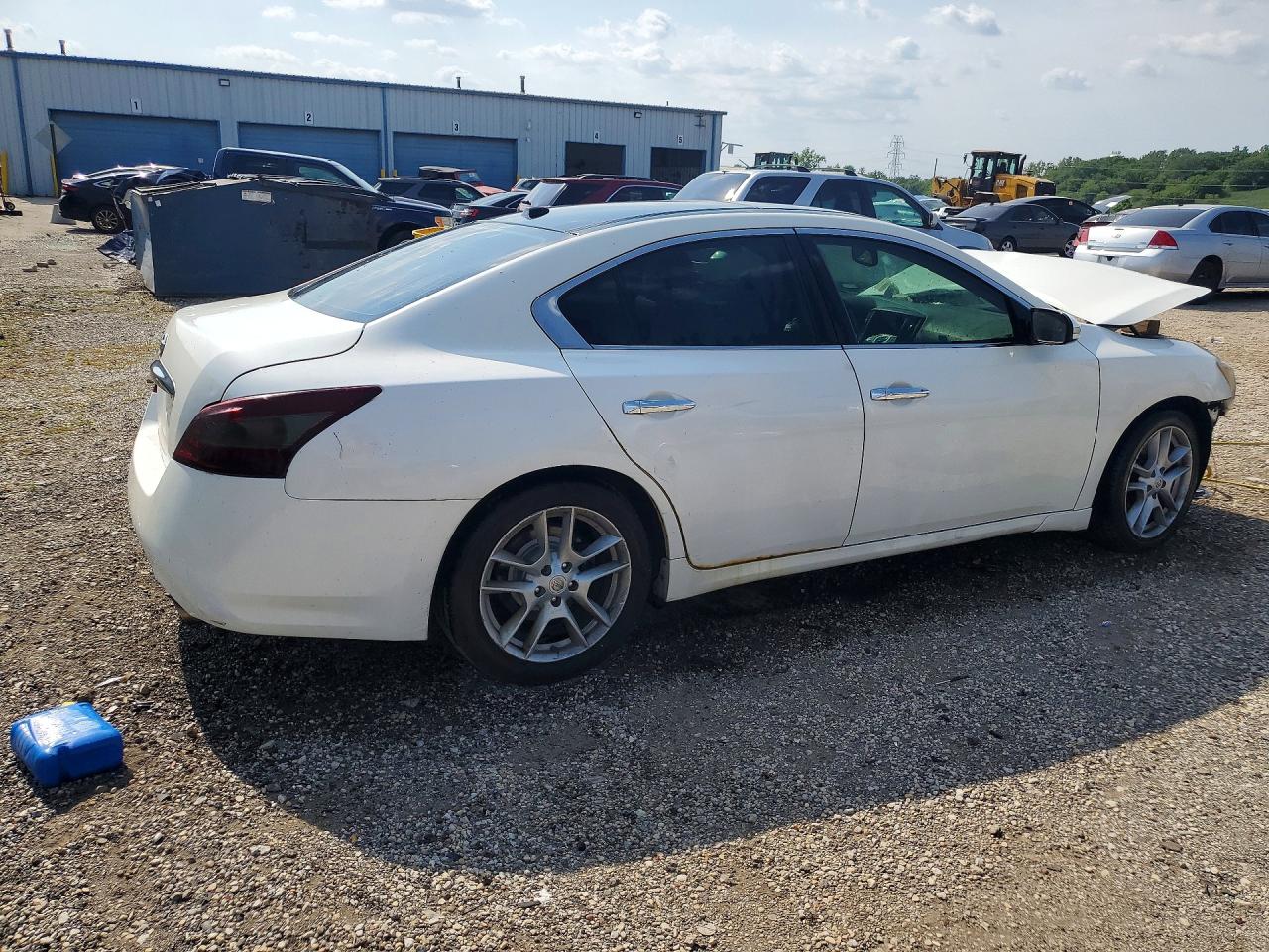 2010 Nissan Maxima 3.5 S White vin: 1N4AA5AP9AC833313