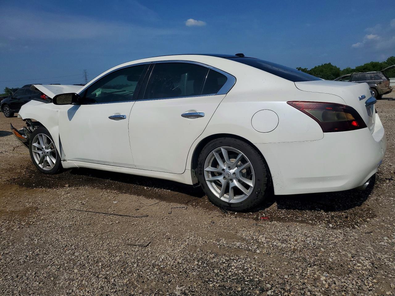 2010 Nissan Maxima 3.5 S White vin: 1N4AA5AP9AC833313