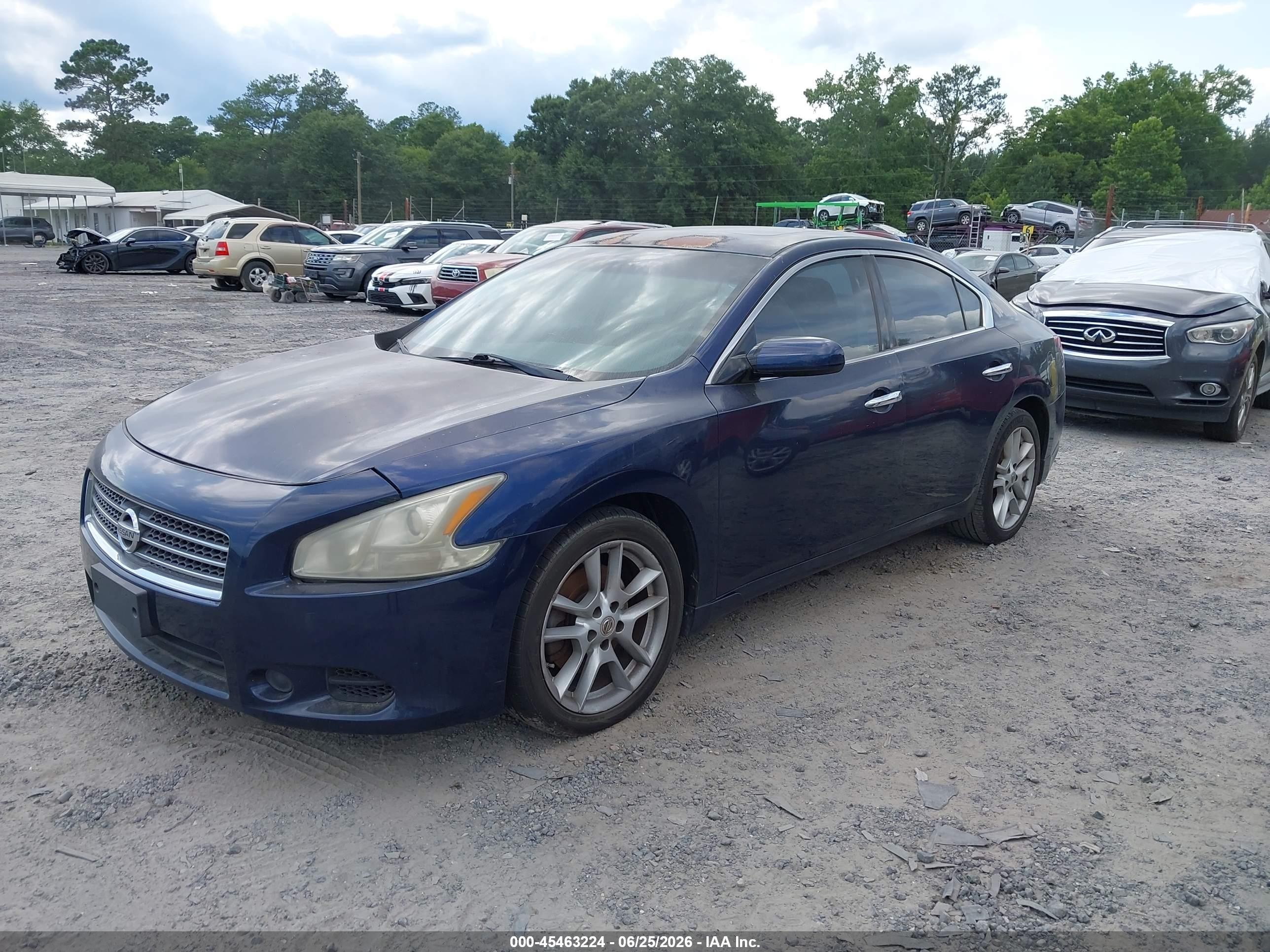 2010 Nissan Maxima 3.5 S Blue vin: 1N4AA5AP9AC839130
