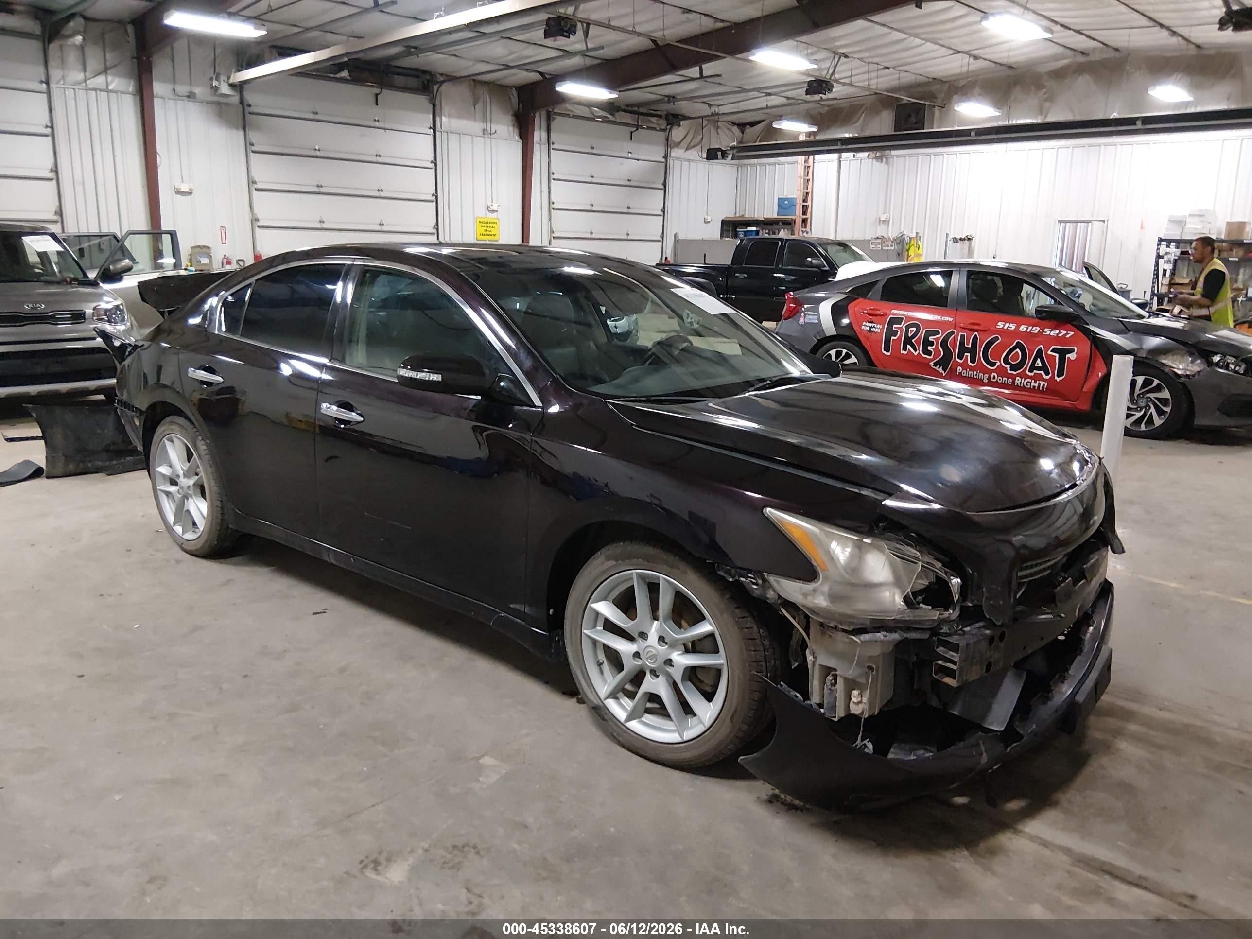 2010 Nissan Maxima 3.5 Sv Темно-бордовый vin: 1N4AA5AP9AC847485