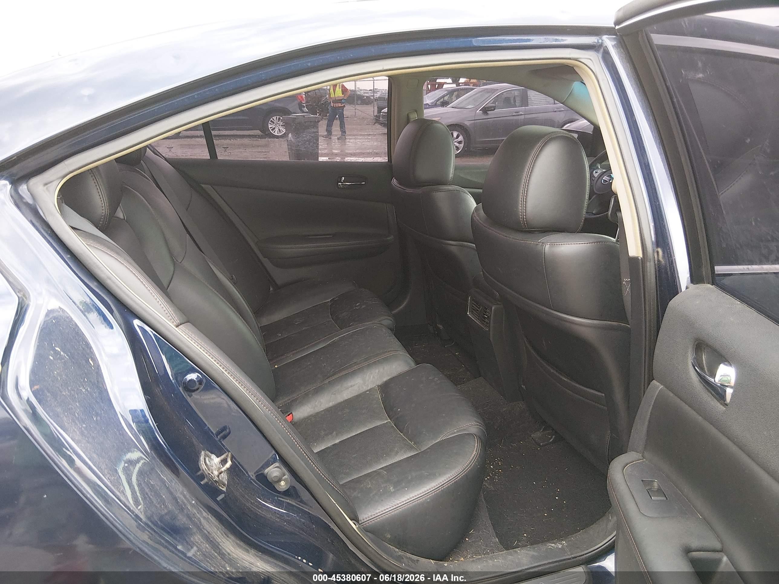 2010 Nissan Maxima 3.5 Sv Blue vin: 1N4AA5AP9AC850130