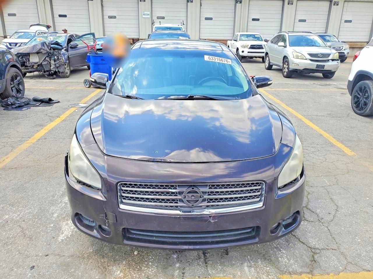 2010 Nissan Maxima 3.5 S Black vin: 1N4AA5AP9AC855537
