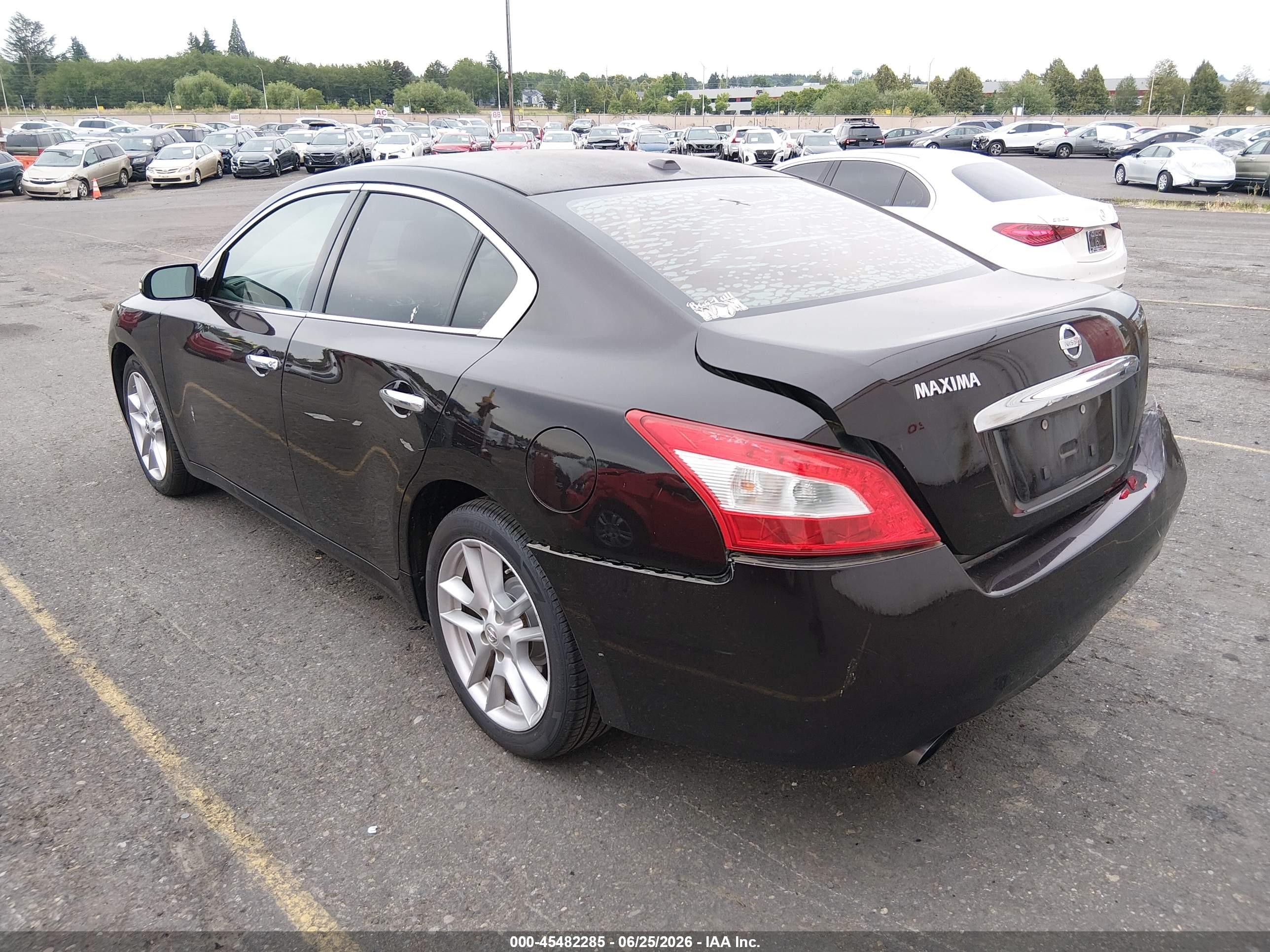 2010 Nissan Maxima 3.5 Sv Black vin: 1N4AA5AP9AC862228