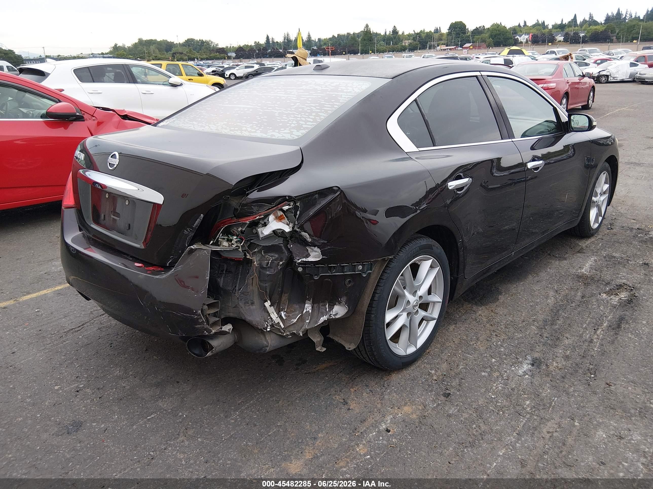 2010 Nissan Maxima 3.5 Sv Black vin: 1N4AA5AP9AC862228