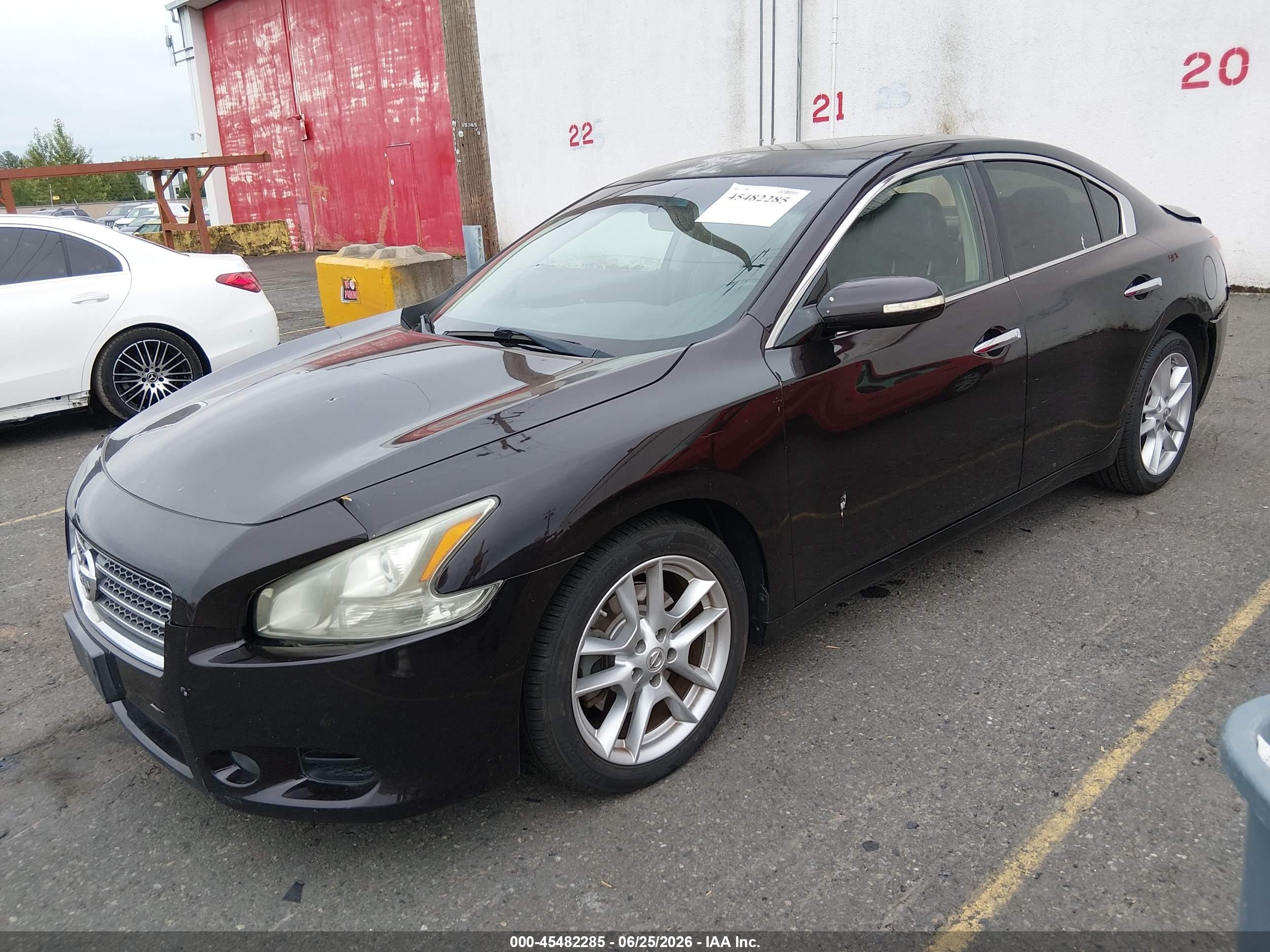2010 Nissan Maxima 3.5 Sv Black vin: 1N4AA5AP9AC862228