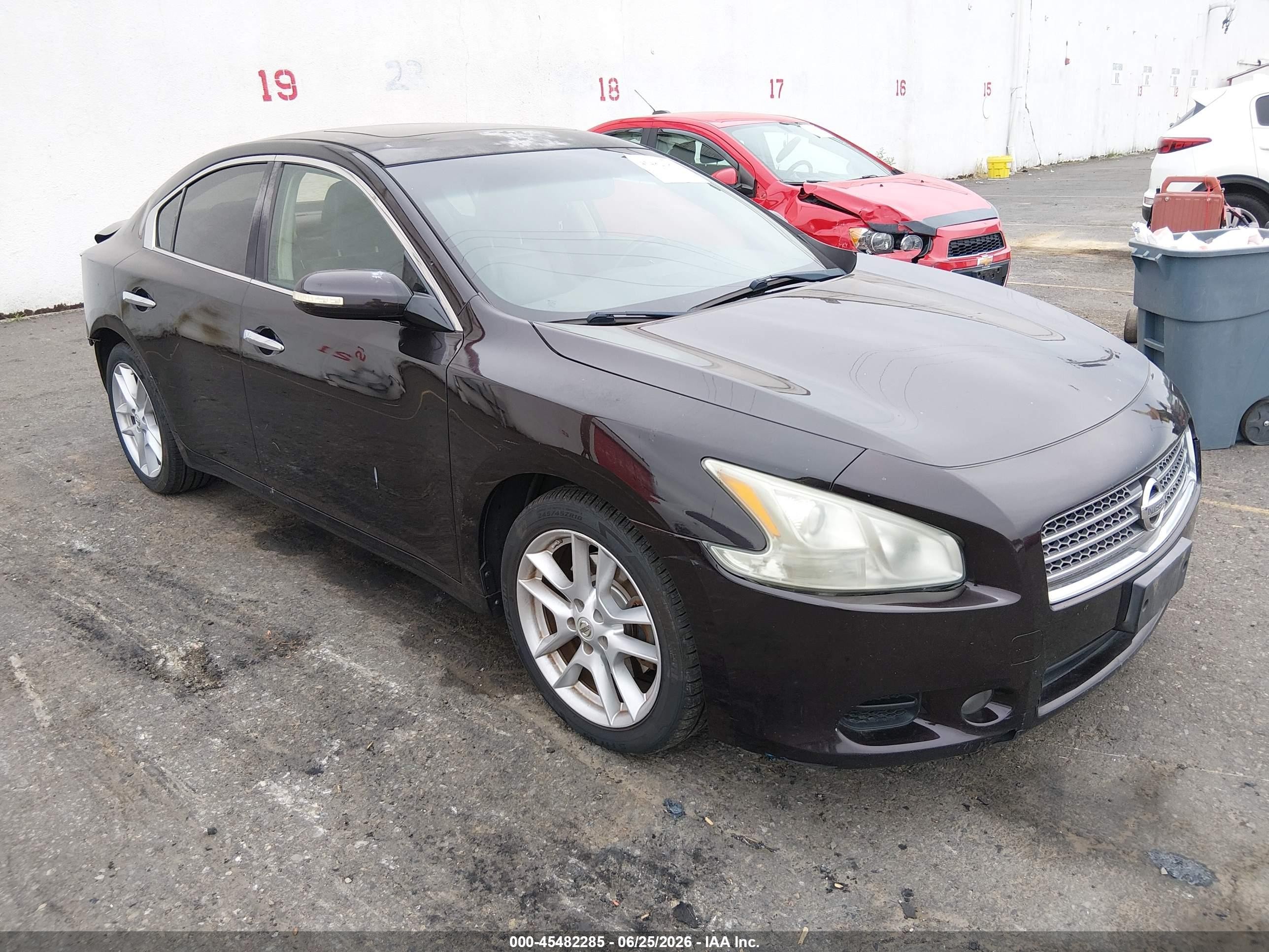 2010 Nissan Maxima 3.5 Sv Black vin: 1N4AA5AP9AC862228
