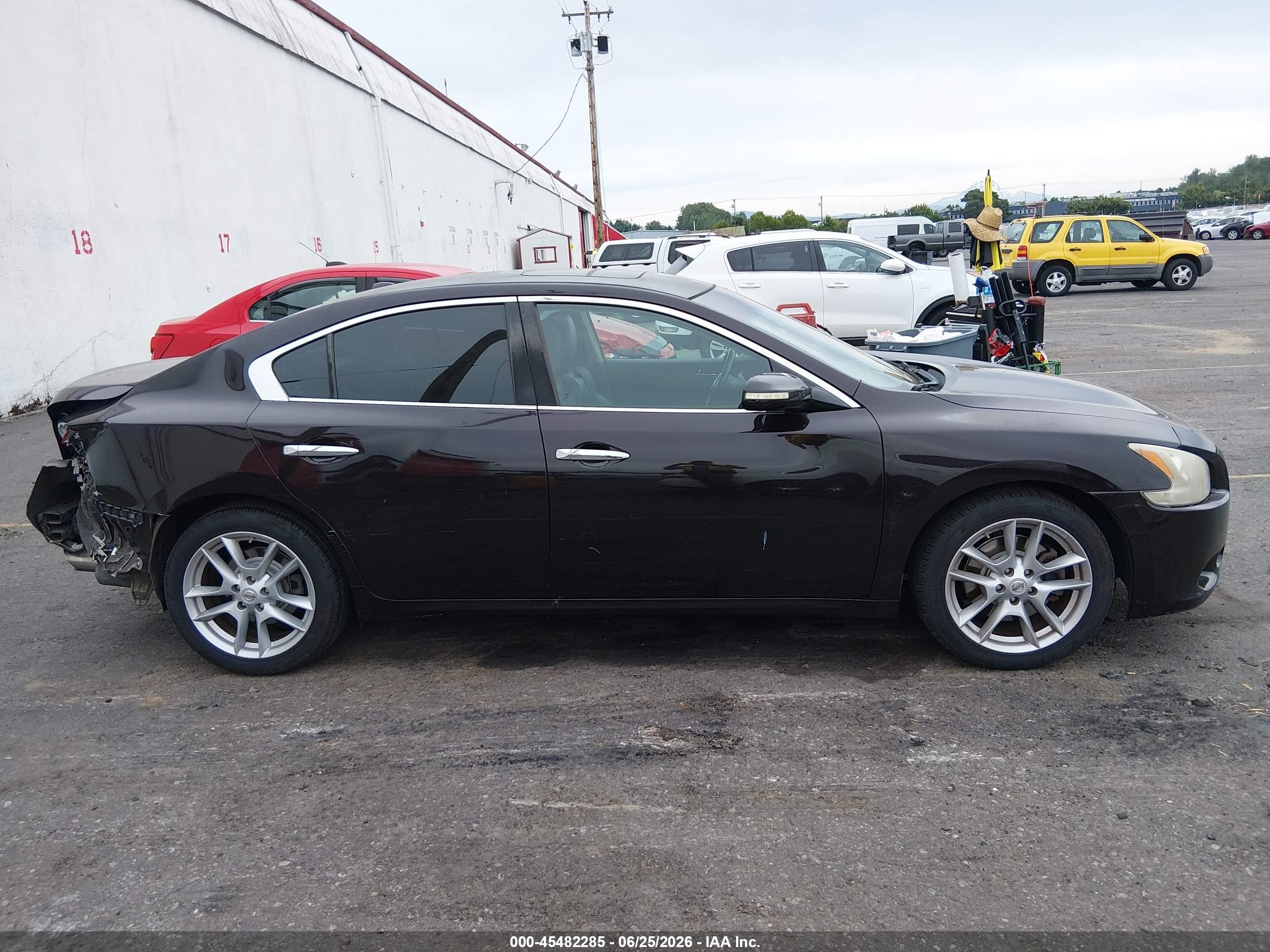 2010 Nissan Maxima 3.5 Sv Black vin: 1N4AA5AP9AC862228