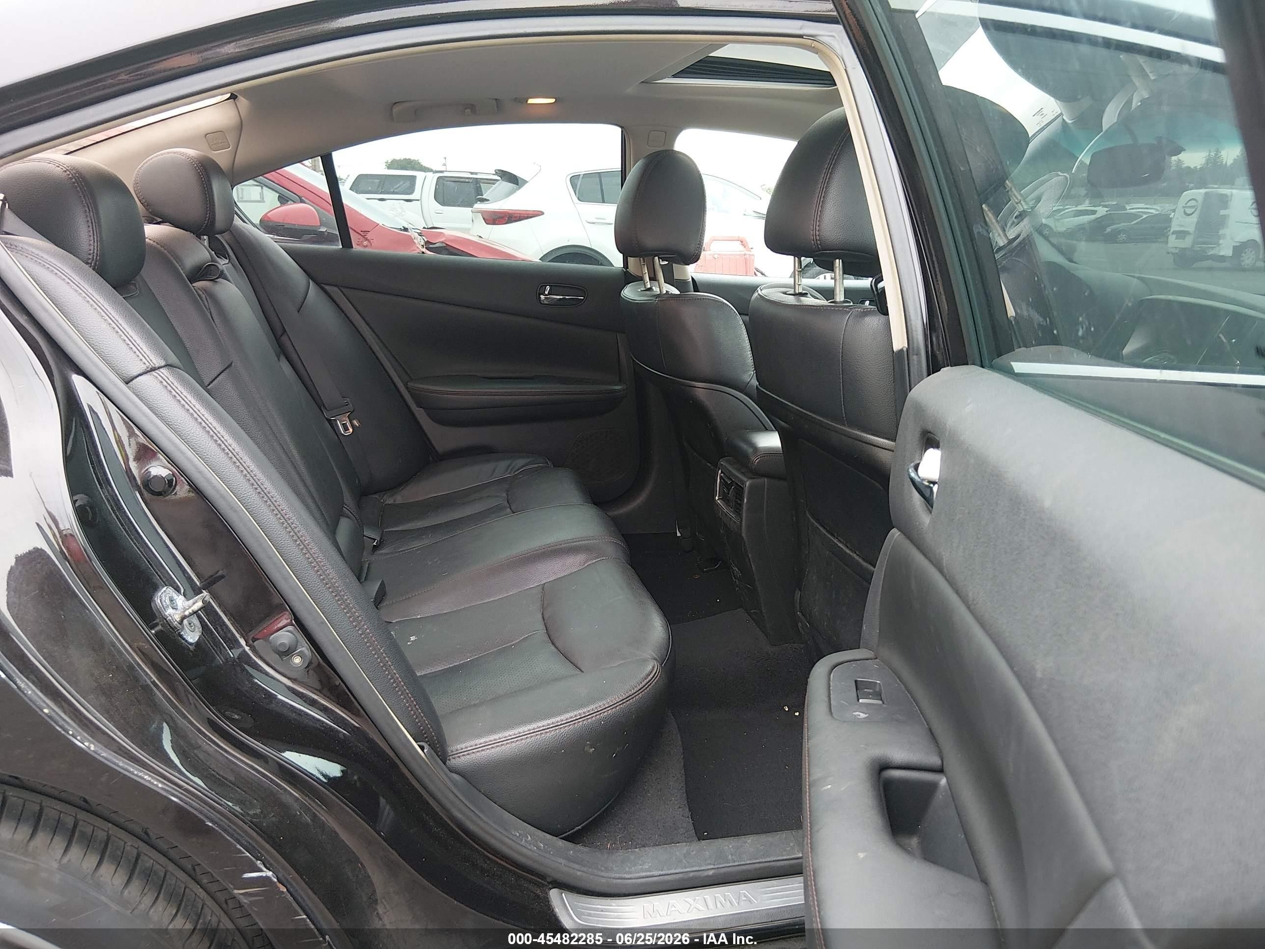 2010 Nissan Maxima 3.5 Sv Black vin: 1N4AA5AP9AC862228