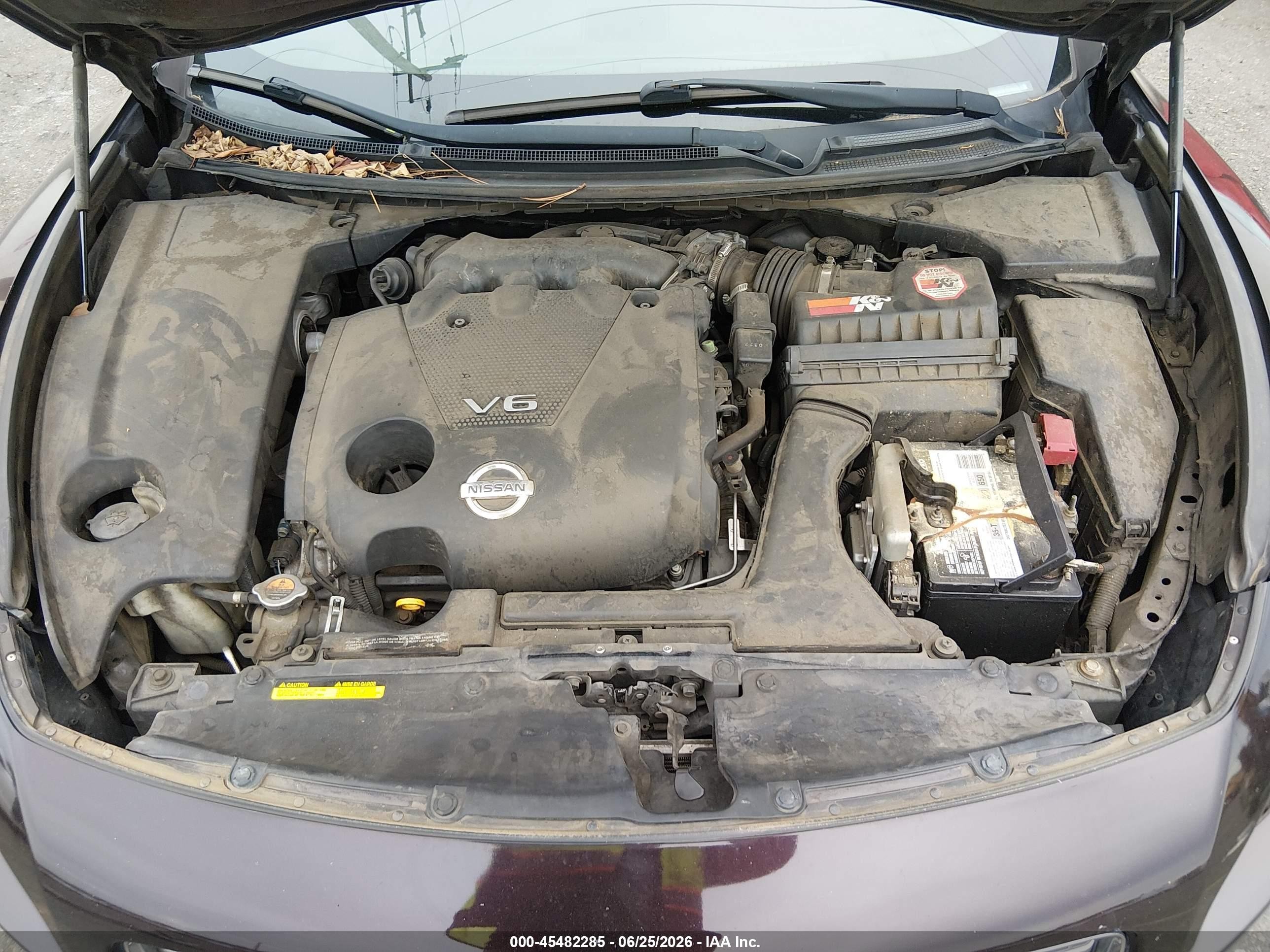2010 Nissan Maxima 3.5 Sv Black vin: 1N4AA5AP9AC862228