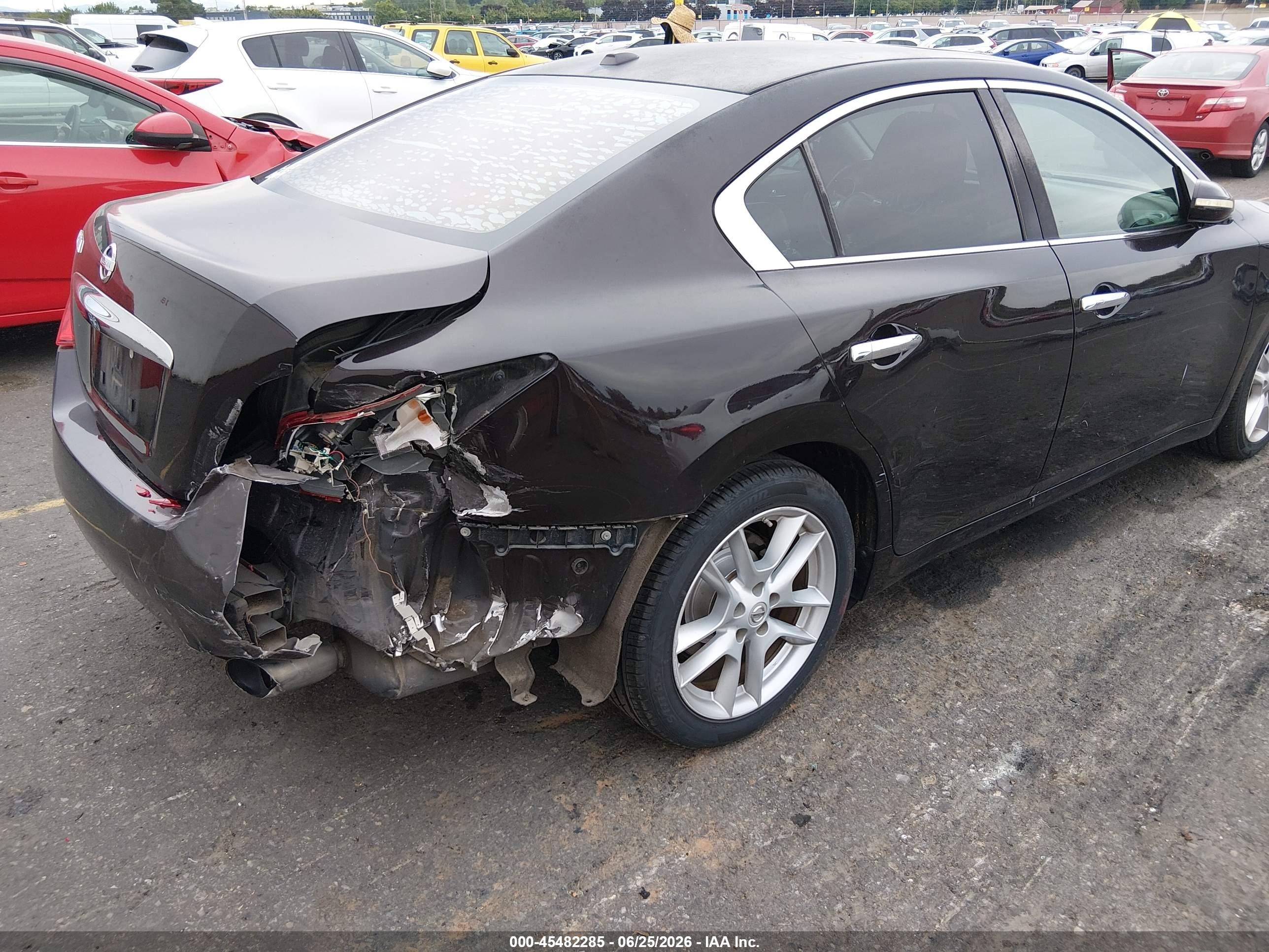 2010 Nissan Maxima 3.5 Sv Black vin: 1N4AA5AP9AC862228