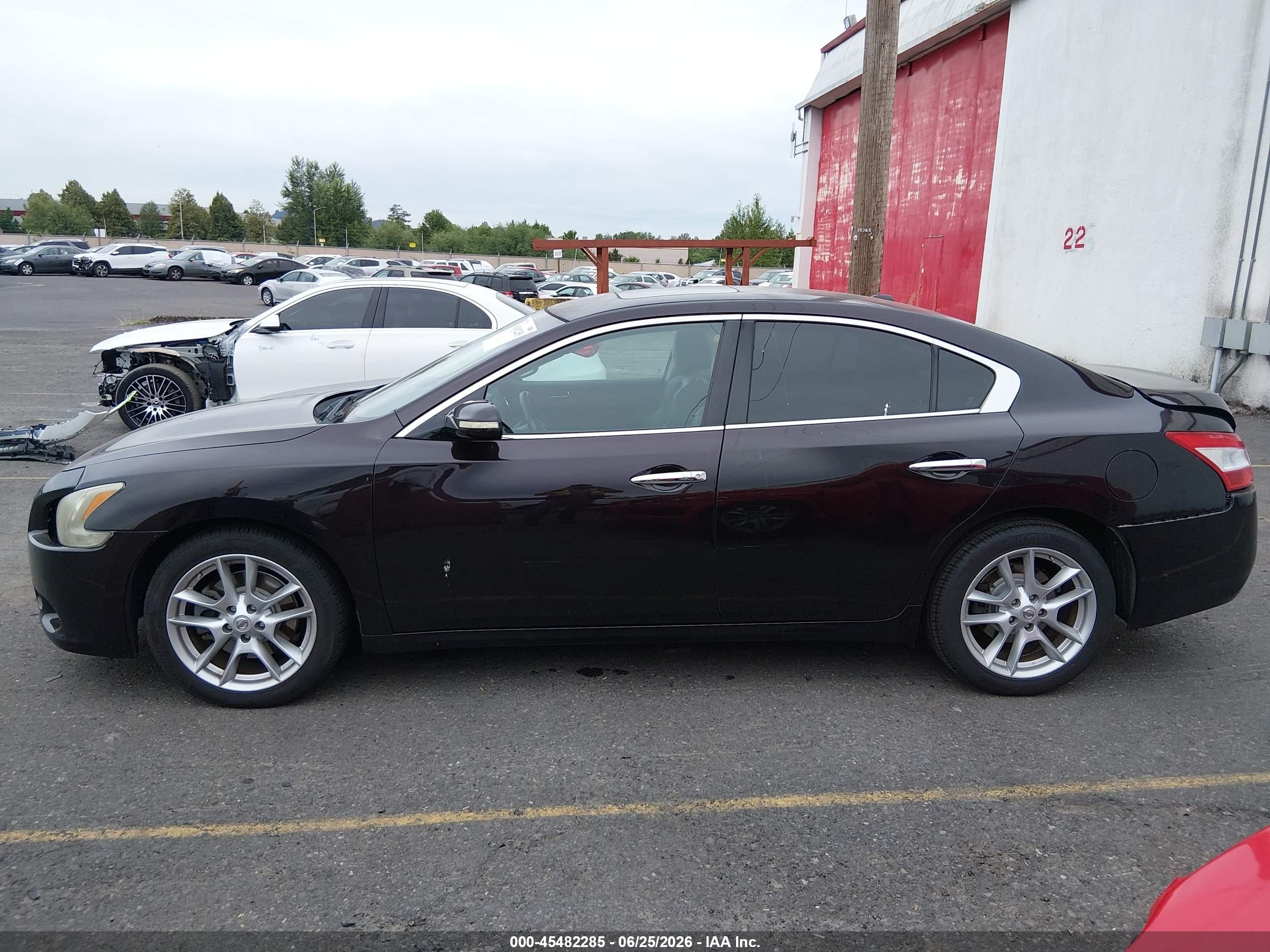 2010 Nissan Maxima 3.5 Sv Black vin: 1N4AA5AP9AC862228