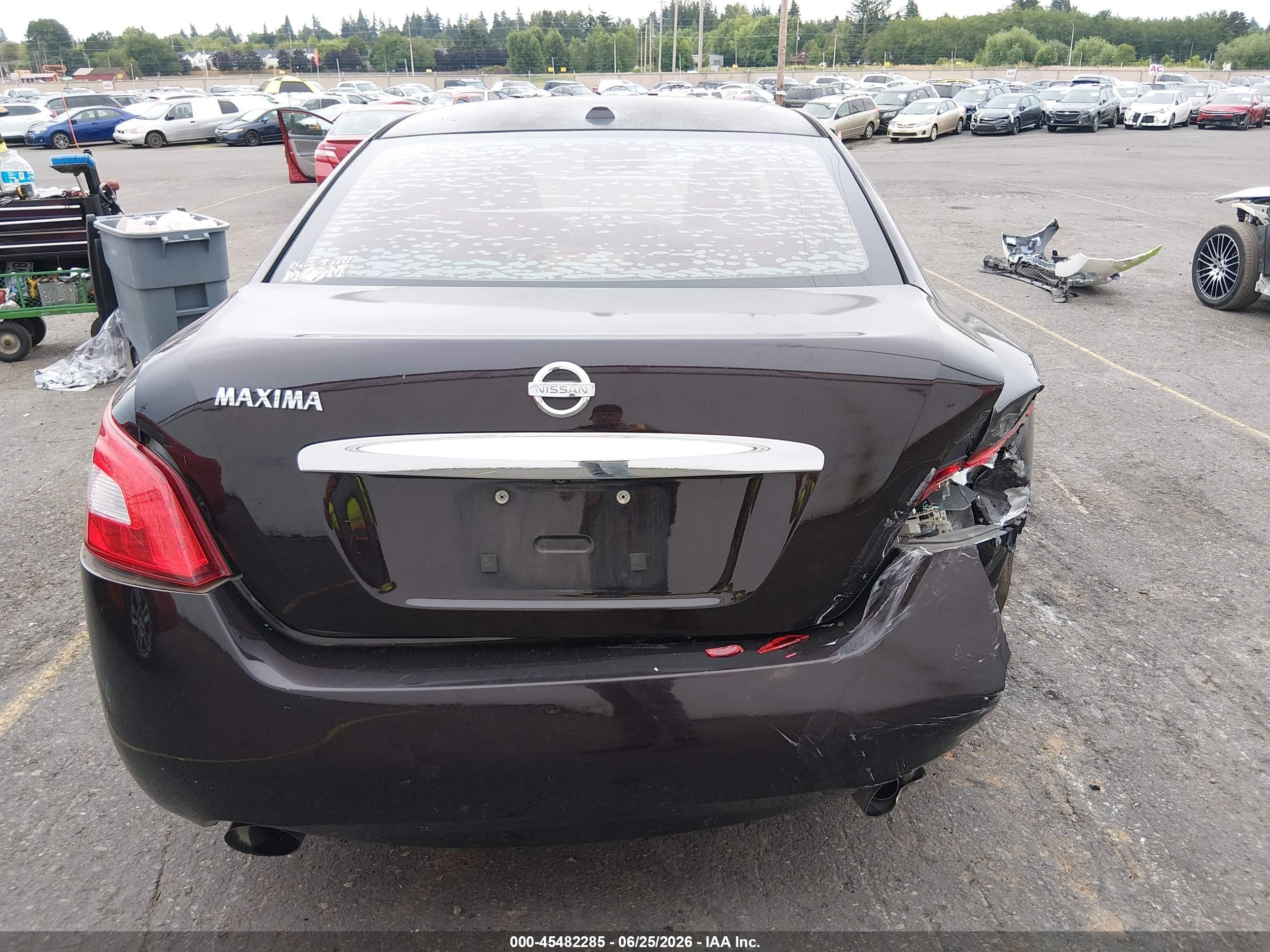 2010 Nissan Maxima 3.5 Sv Black vin: 1N4AA5AP9AC862228