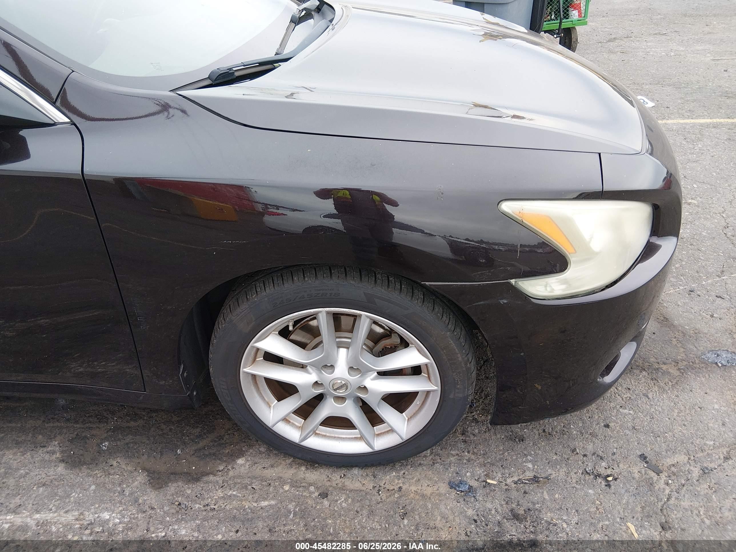 2010 Nissan Maxima 3.5 Sv Black vin: 1N4AA5AP9AC862228