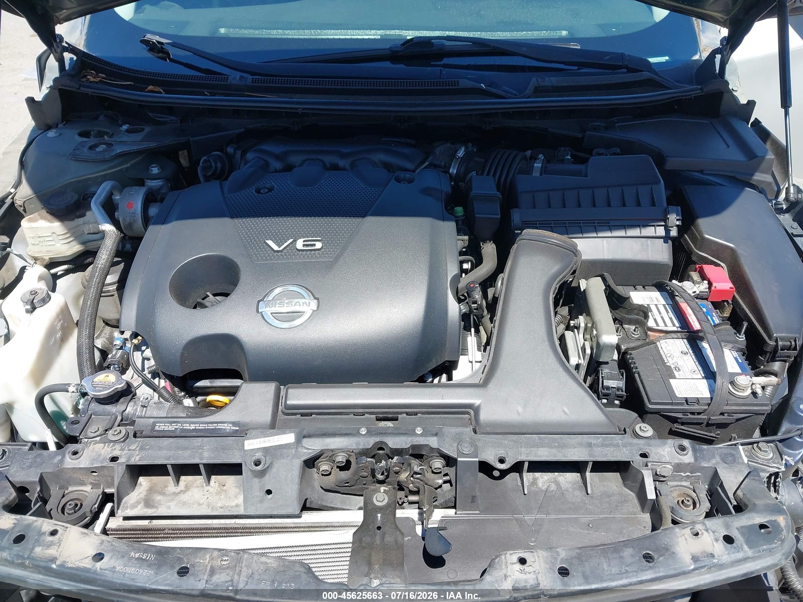 2010 Nissan Maxima 3.5 S Серебряный vin: 1N4AA5AP9AC874766