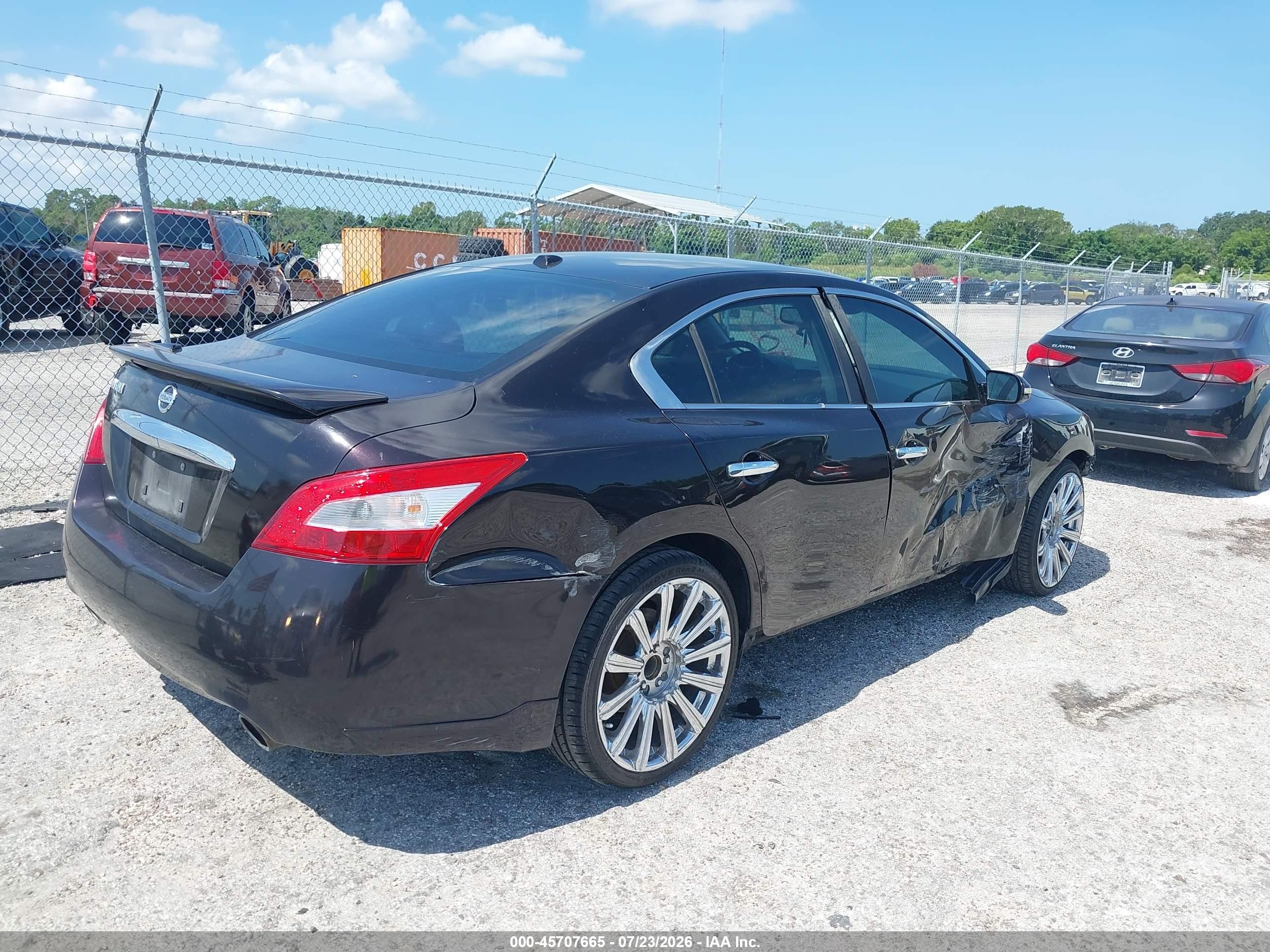 2011 Nissan Maxima 3.5 Sv Бордовый vin: 1N4AA5AP9BC812933