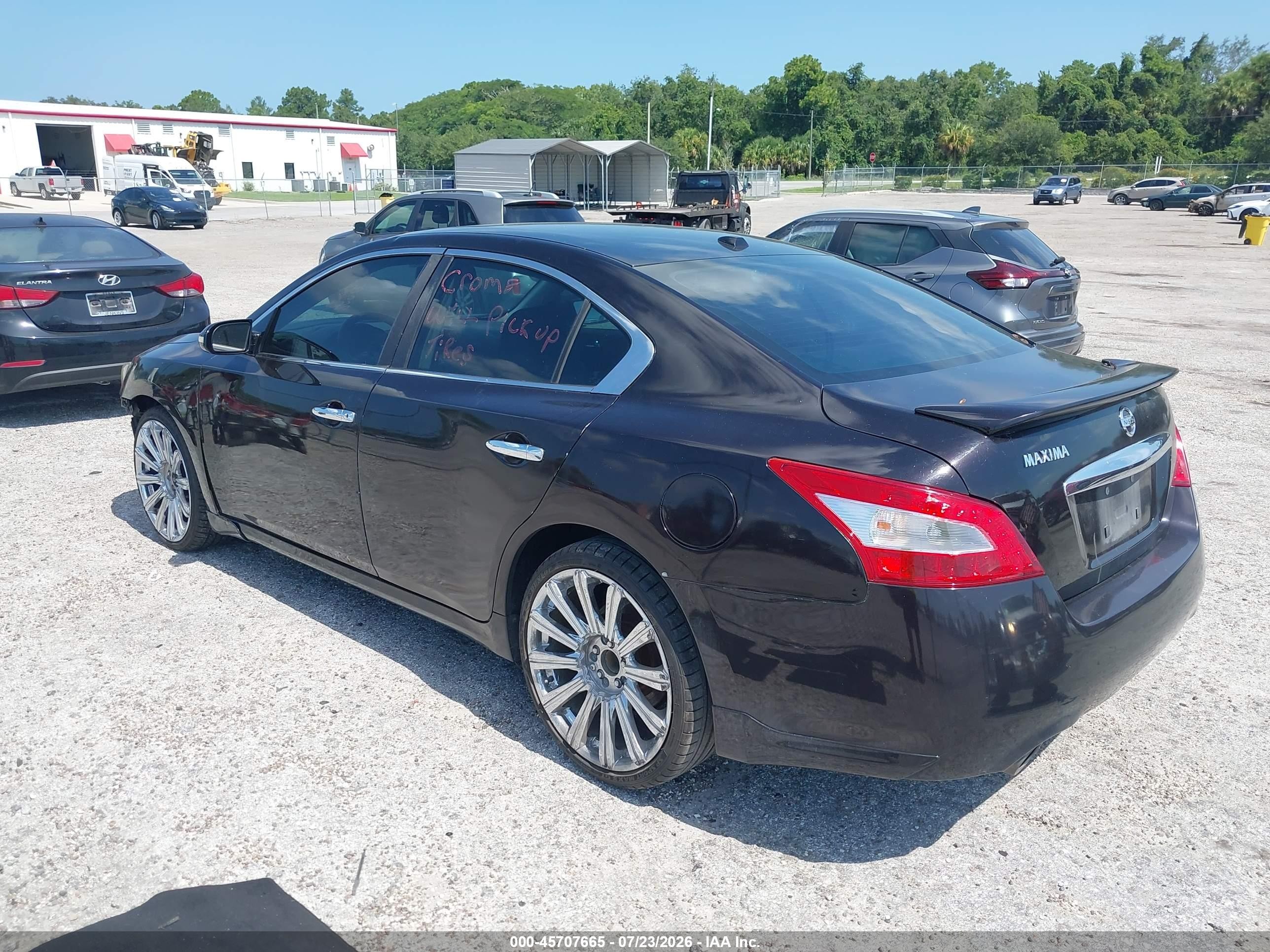2011 Nissan Maxima 3.5 Sv Бордовый vin: 1N4AA5AP9BC812933
