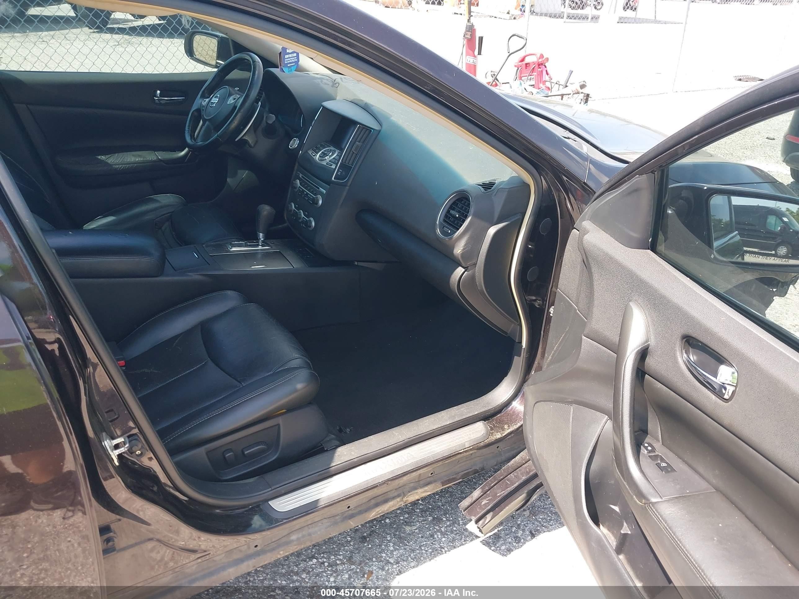 2011 Nissan Maxima 3.5 Sv Бордовый vin: 1N4AA5AP9BC812933
