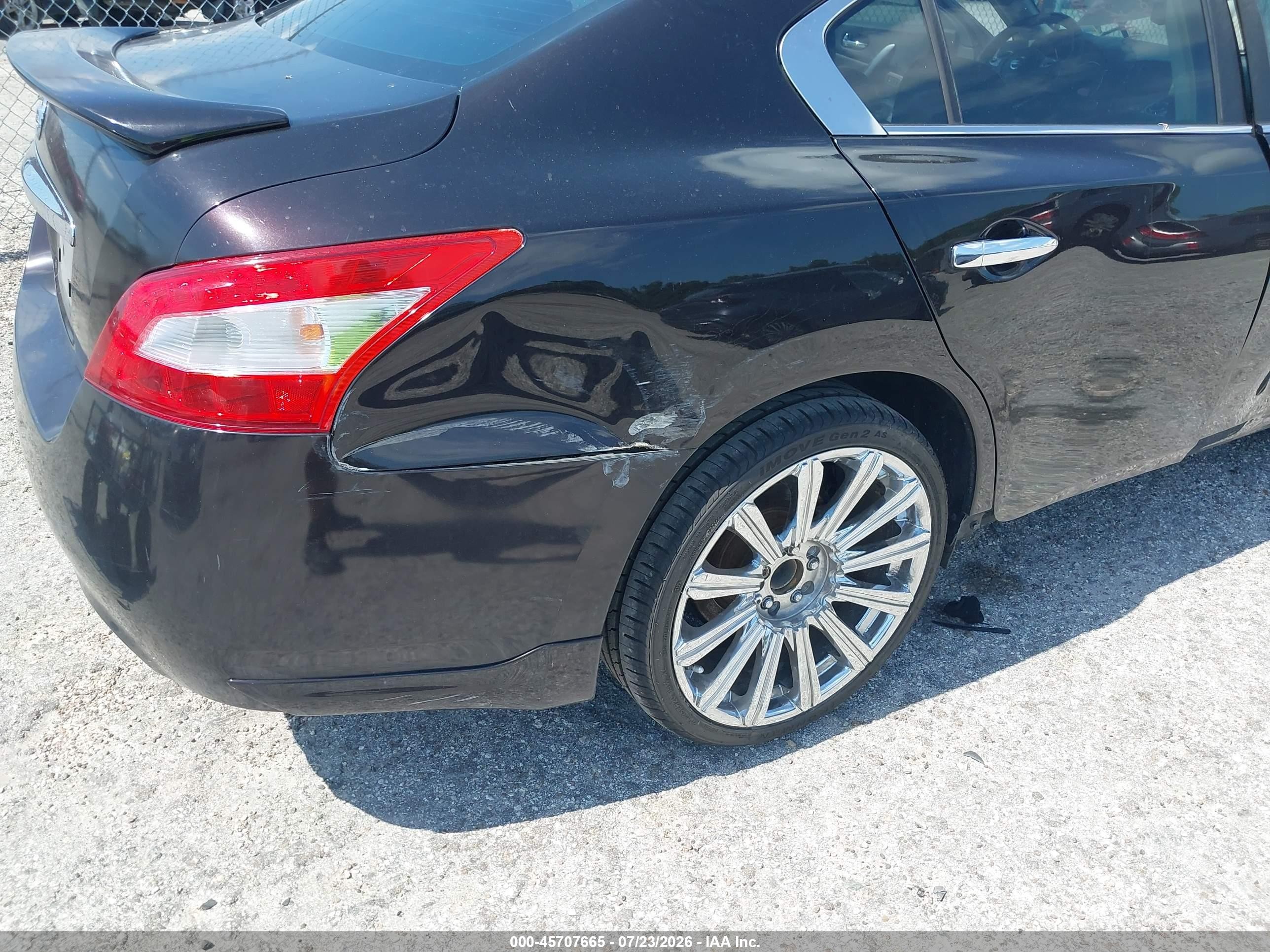 2011 Nissan Maxima 3.5 Sv Бордовый vin: 1N4AA5AP9BC812933