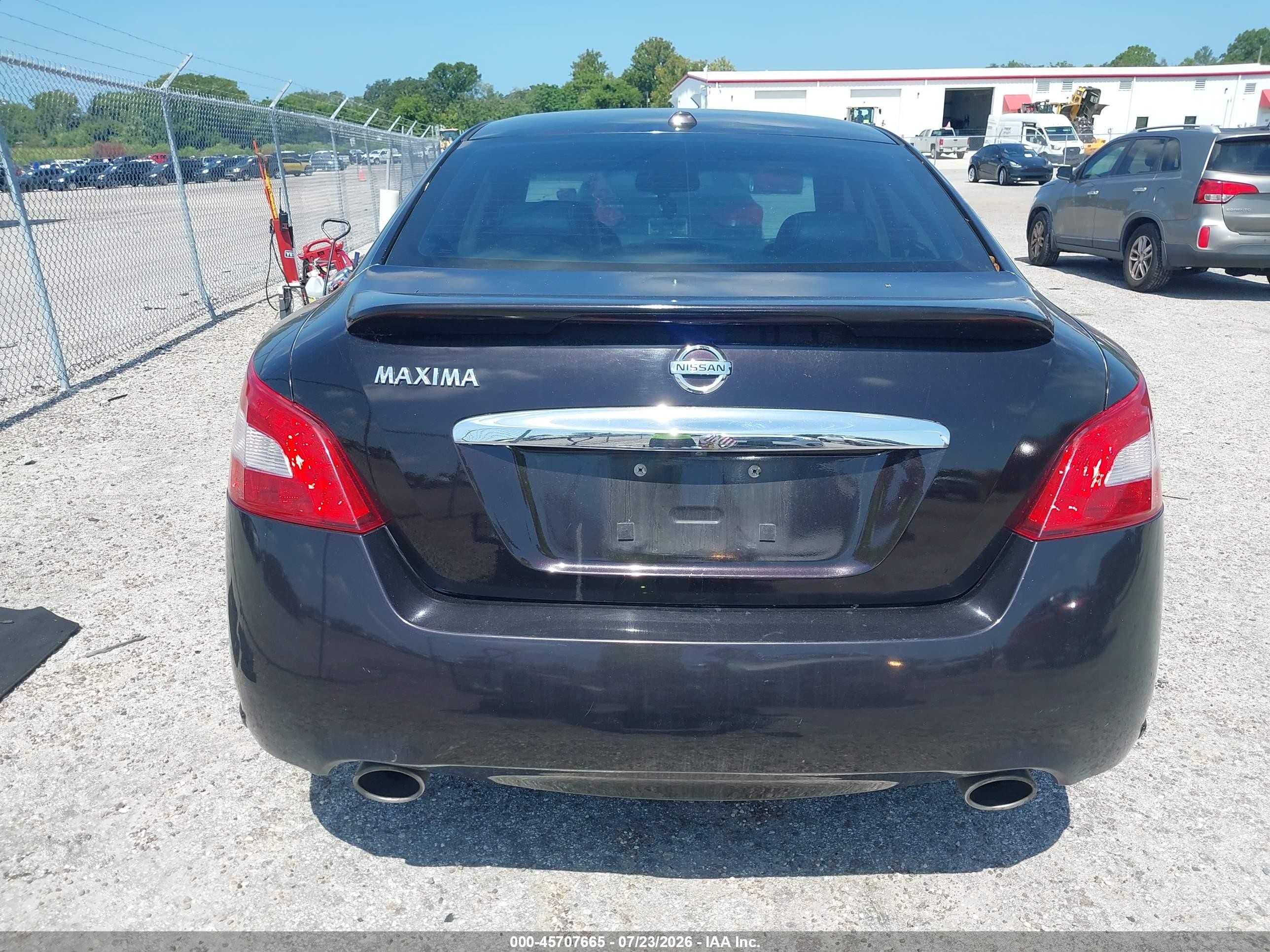 2011 Nissan Maxima 3.5 Sv Бордовый vin: 1N4AA5AP9BC812933
