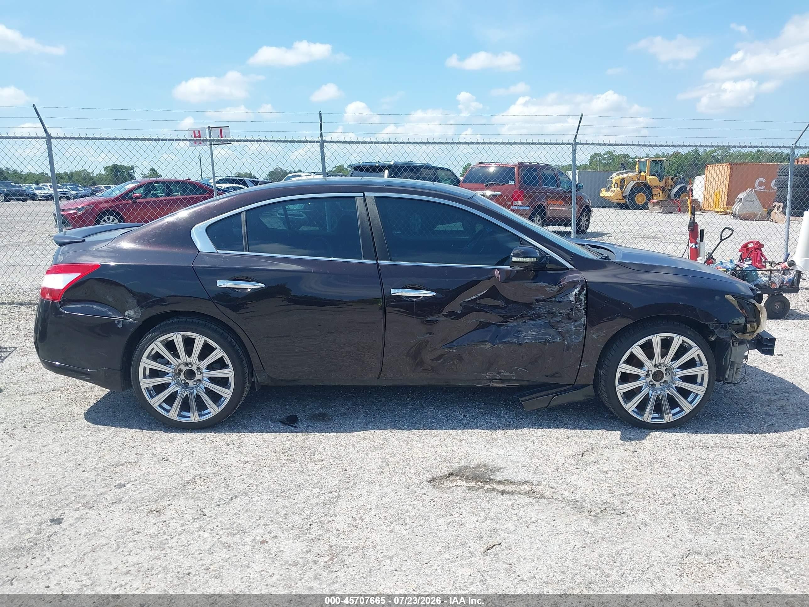 2011 Nissan Maxima 3.5 Sv Бордовый vin: 1N4AA5AP9BC812933