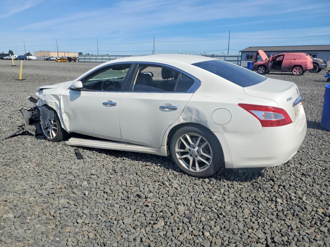 2011 Nissan Maxima 3.5 S Белый vin: 1N4AA5AP9BC819414