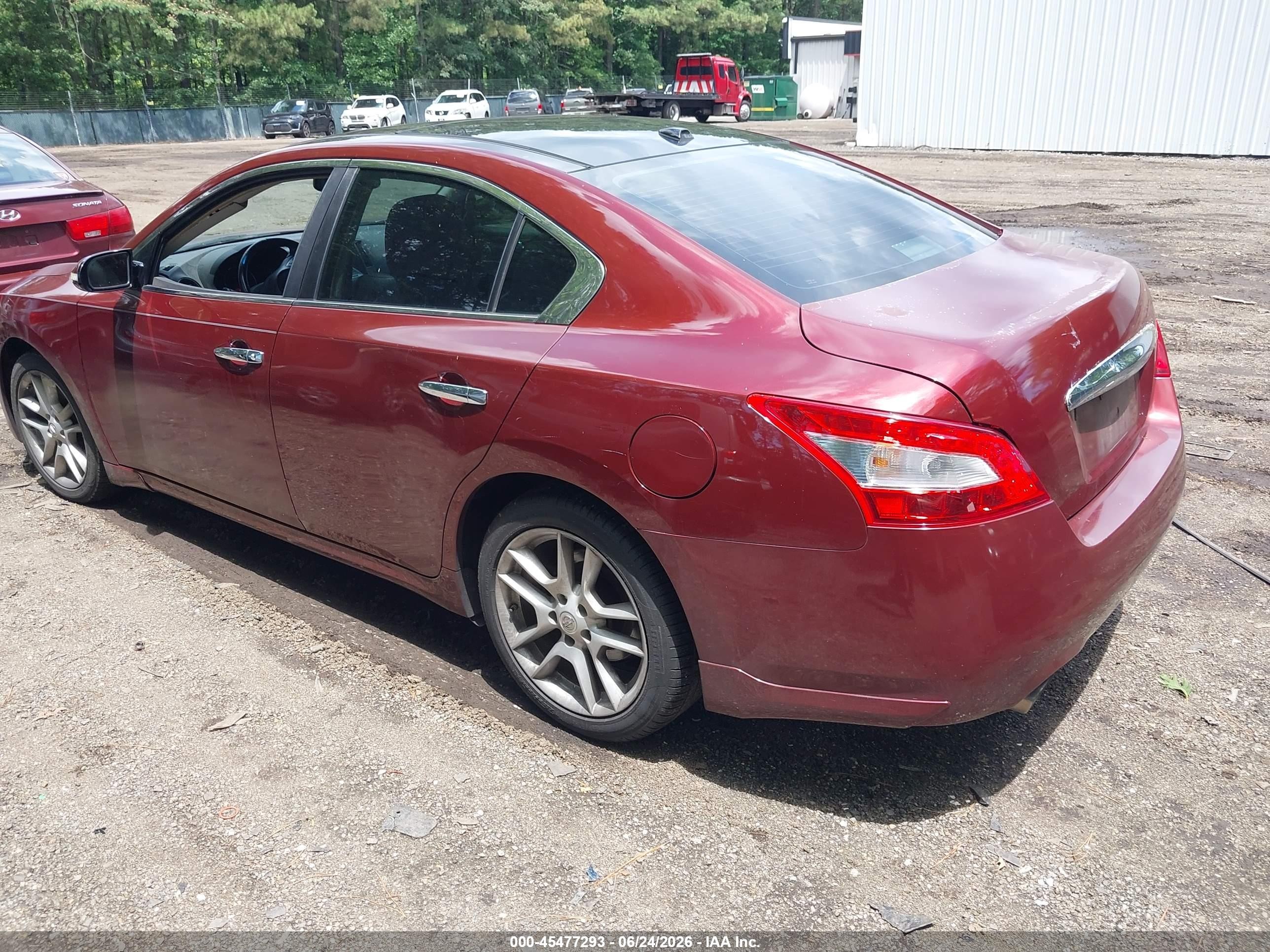 2011 Nissan Maxima 3.5 Sv Maroon vin: 1N4AA5AP9BC825844