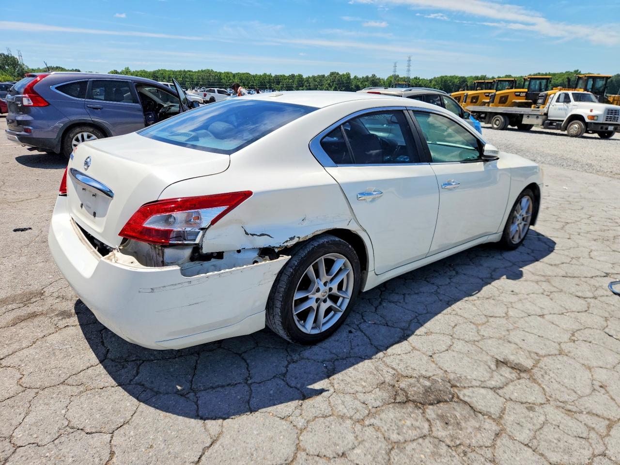 2011 Nissan Maxima 3.5 S White vin: 1N4AA5AP9BC829781