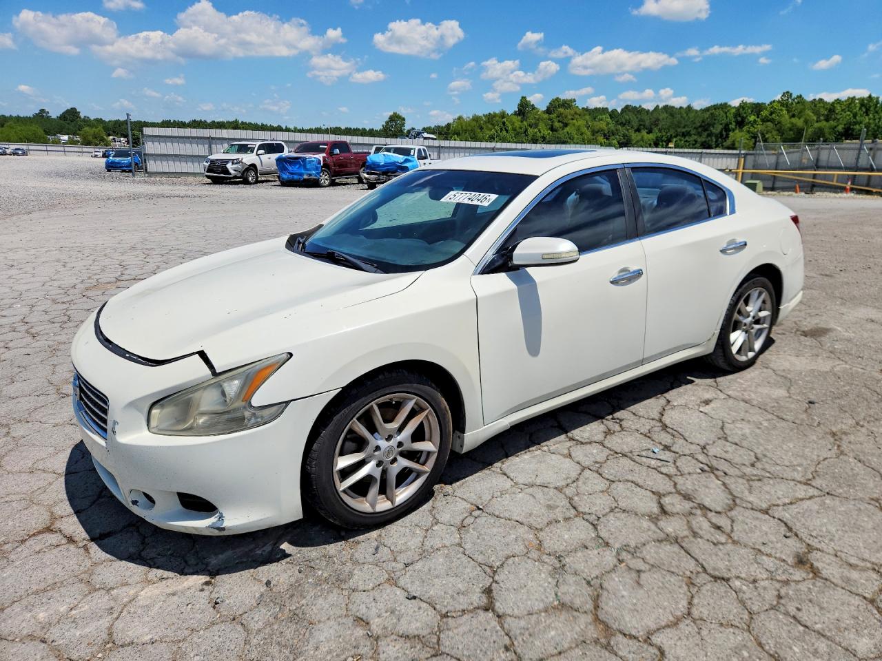 2011 Nissan Maxima 3.5 S White vin: 1N4AA5AP9BC829781