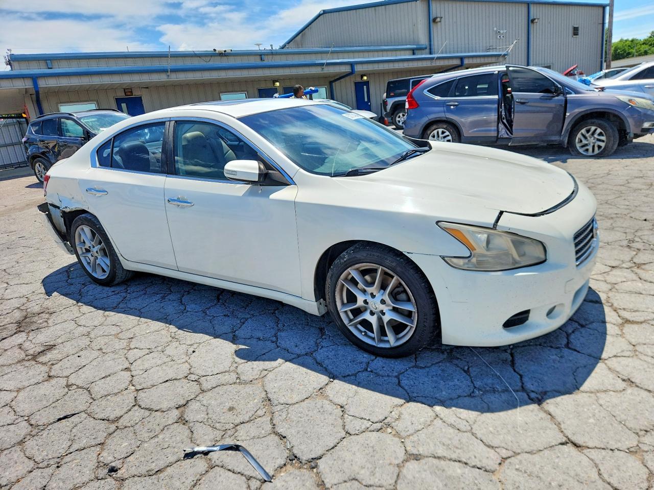 2011 Nissan Maxima 3.5 S White vin: 1N4AA5AP9BC829781