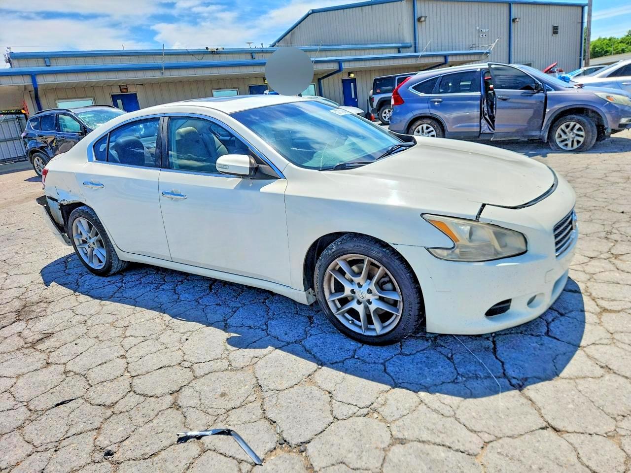 2011 Nissan Maxima 3.5 S White vin: 1N4AA5AP9BC829781