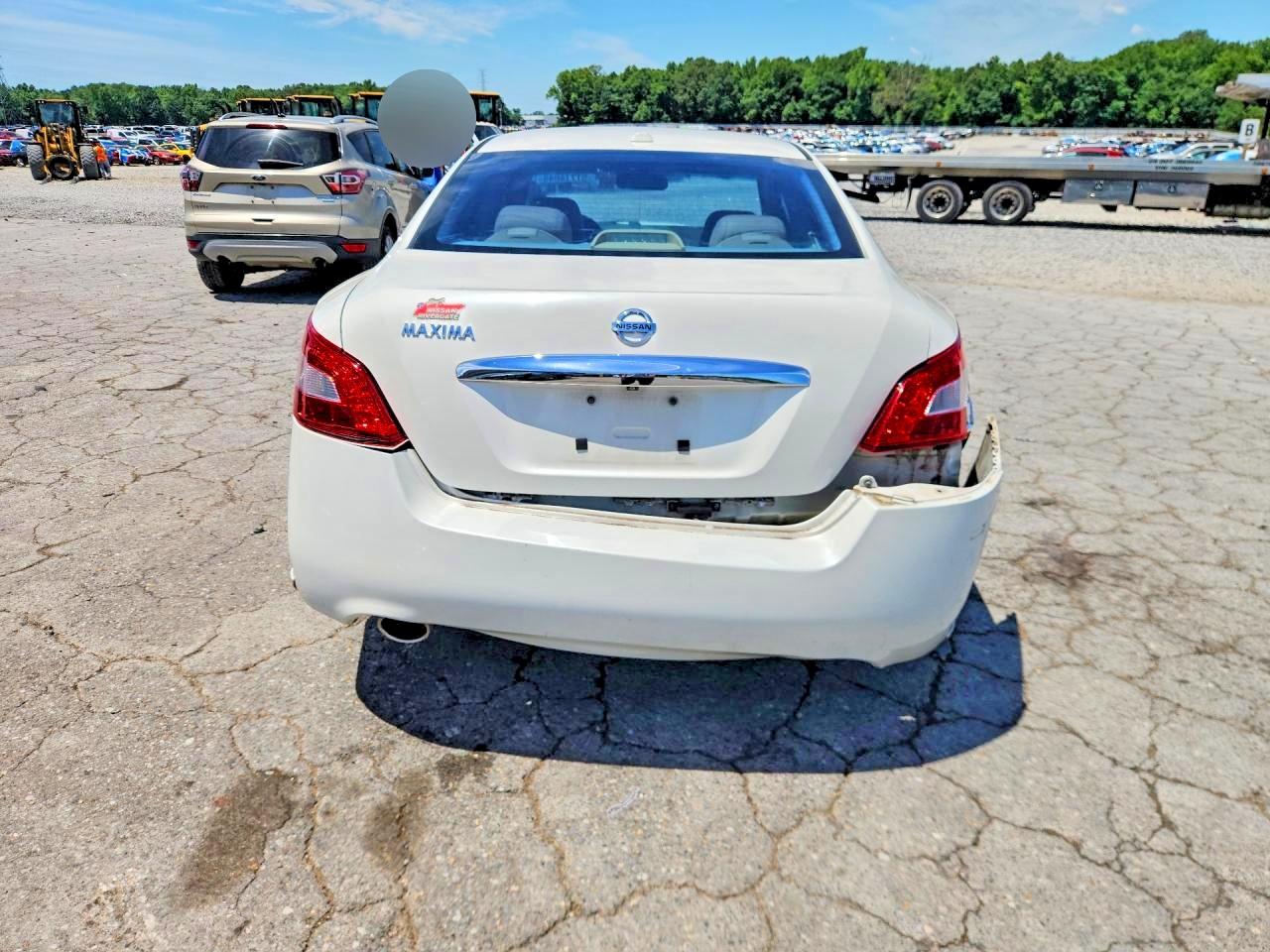 2011 Nissan Maxima 3.5 S White vin: 1N4AA5AP9BC829781