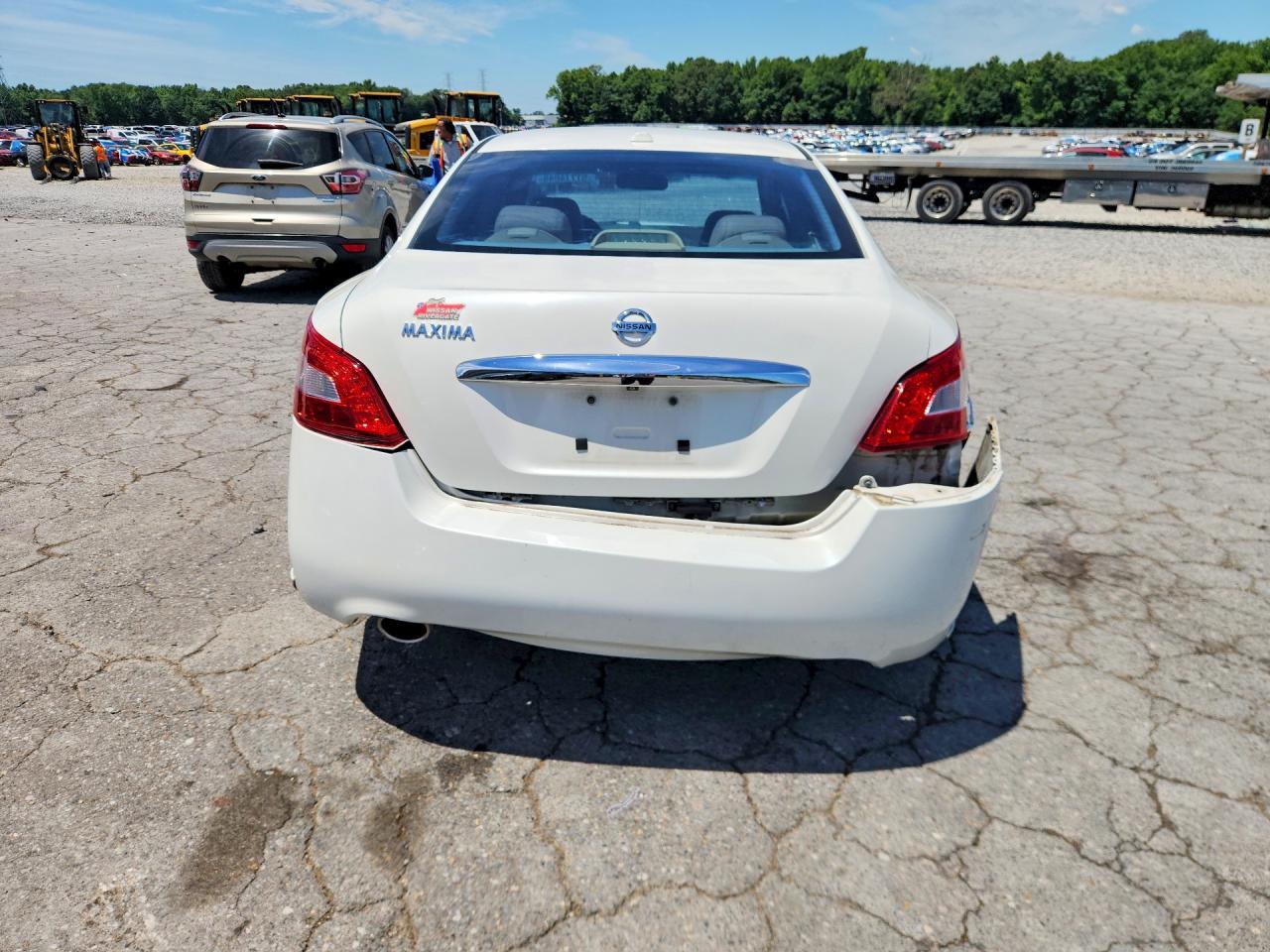 2011 Nissan Maxima 3.5 S White vin: 1N4AA5AP9BC829781