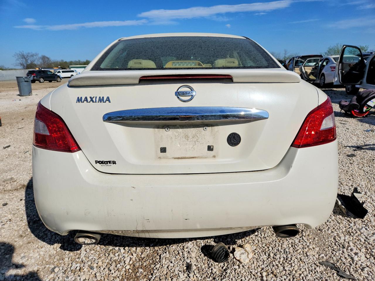 2011 Nissan Maxima 3.5 S White vin: 1N4AA5AP9BC834656