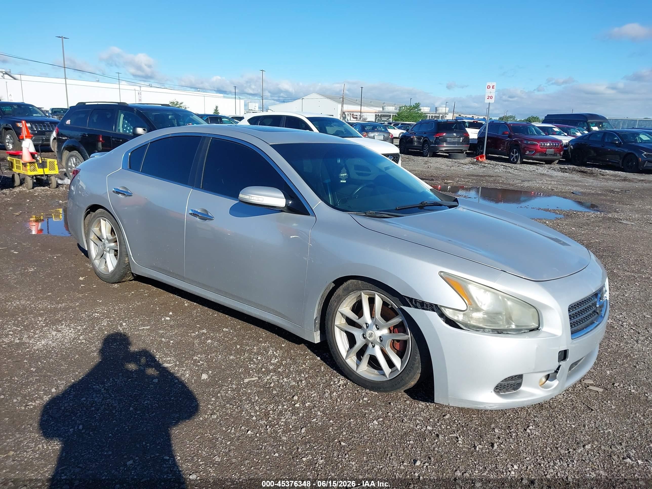 2011 Nissan Maxima 3.5 Sv Серебряный vin: 1N4AA5AP9BC843325