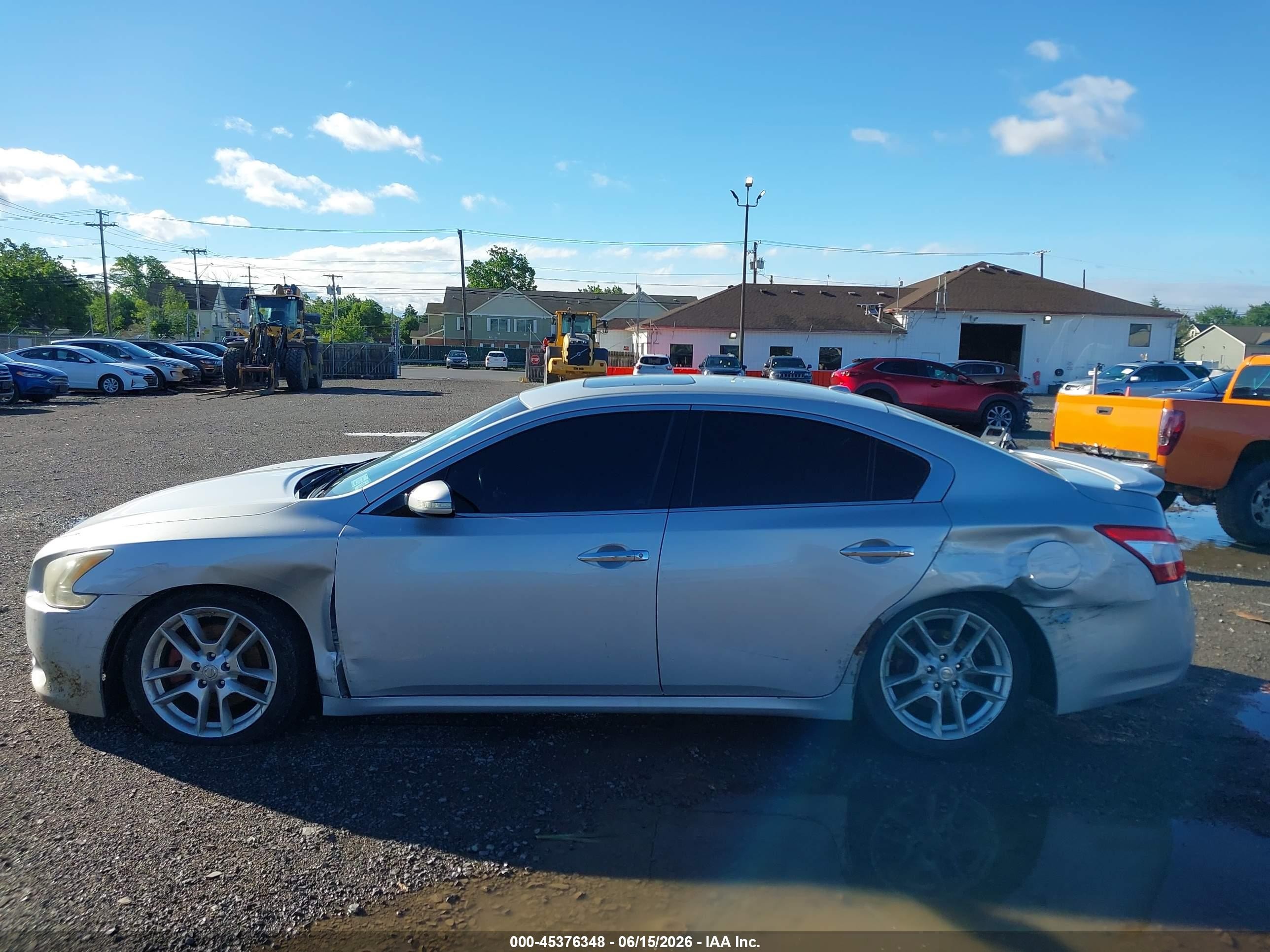 2011 Nissan Maxima 3.5 Sv Серебряный vin: 1N4AA5AP9BC843325