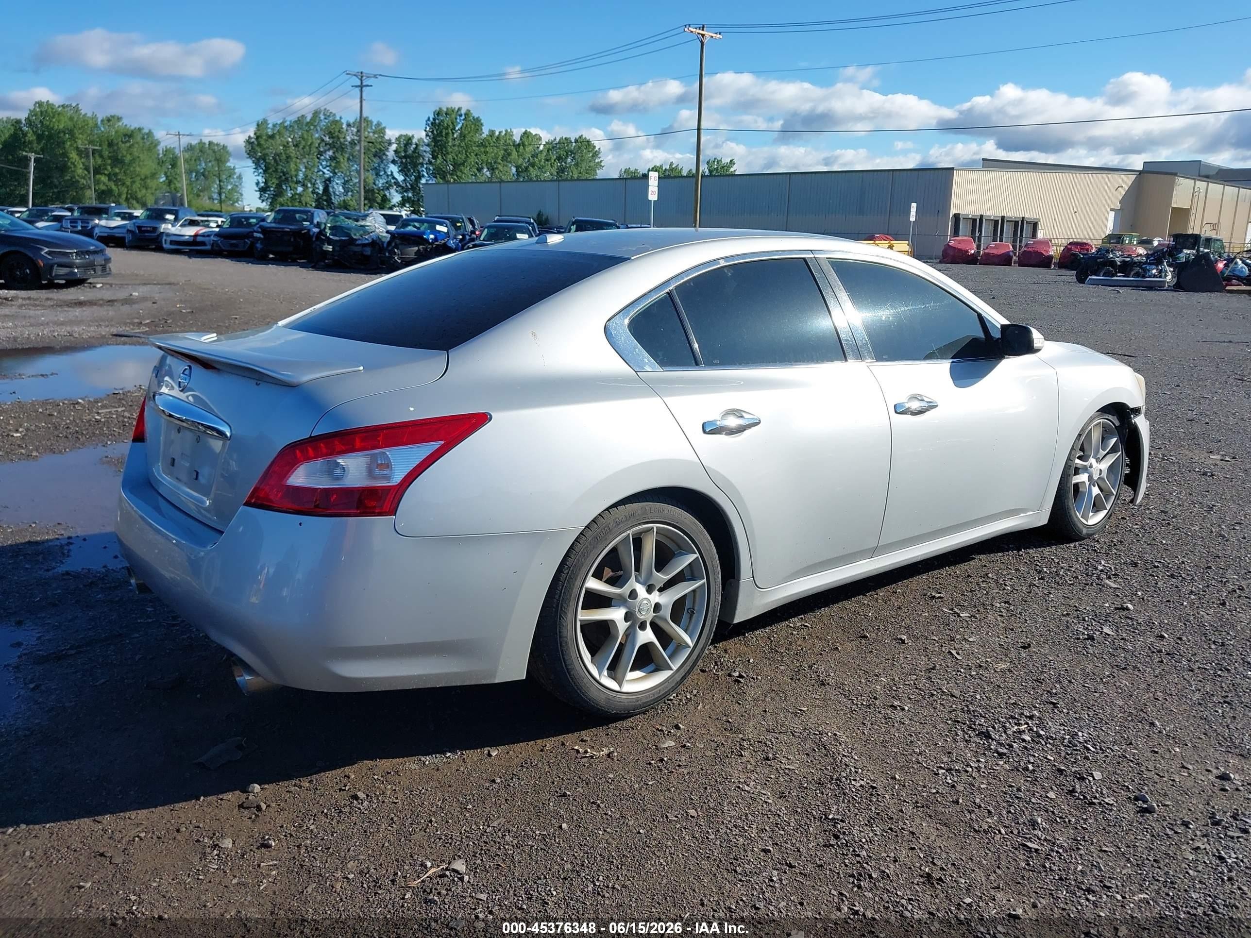 2011 Nissan Maxima 3.5 Sv Серебряный vin: 1N4AA5AP9BC843325