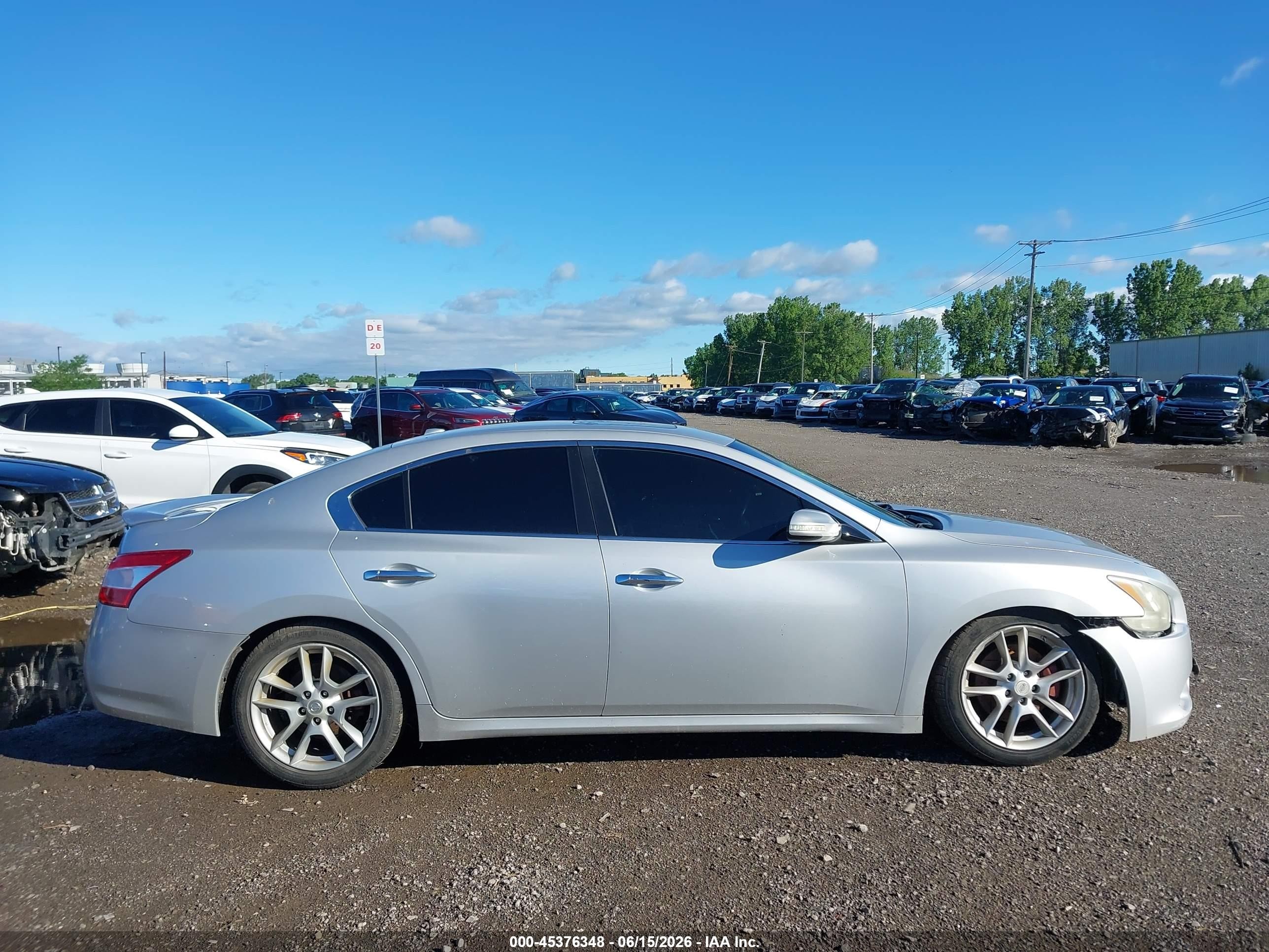2011 Nissan Maxima 3.5 Sv Серебряный vin: 1N4AA5AP9BC843325