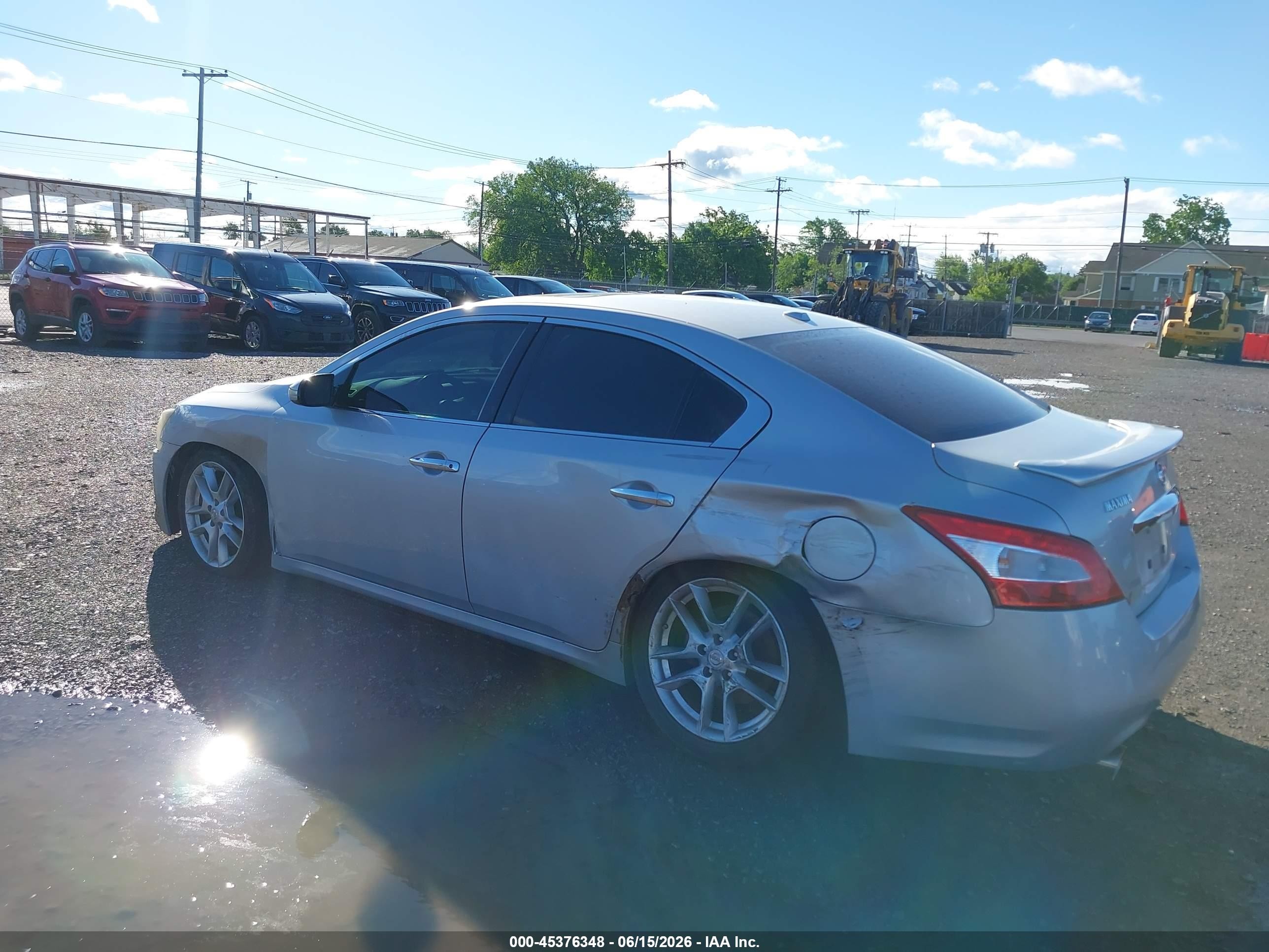 2011 Nissan Maxima 3.5 Sv Серебряный vin: 1N4AA5AP9BC843325