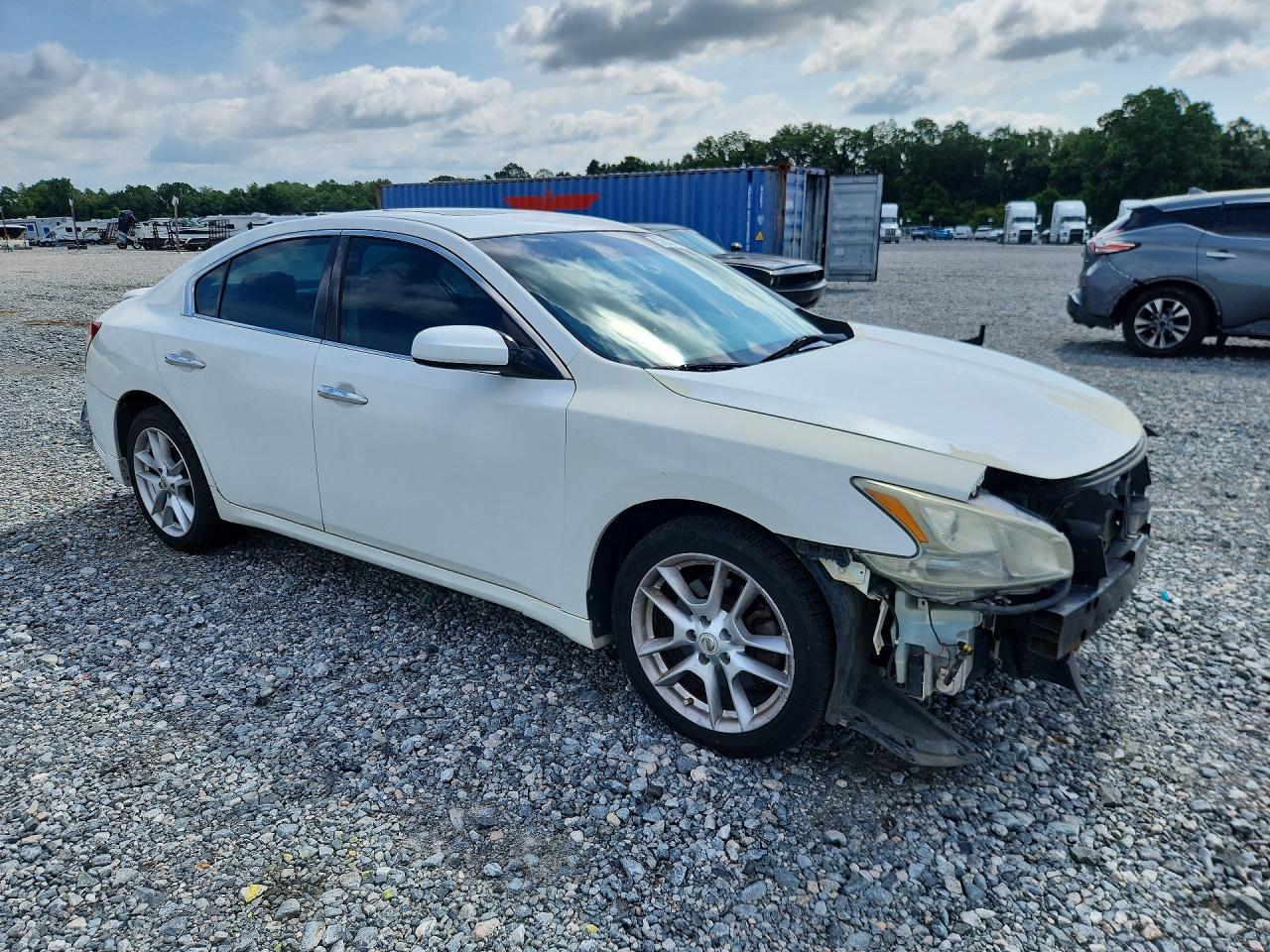 2011 Nissan Maxima 3.5 S Белый vin: 1N4AA5AP9BC862649