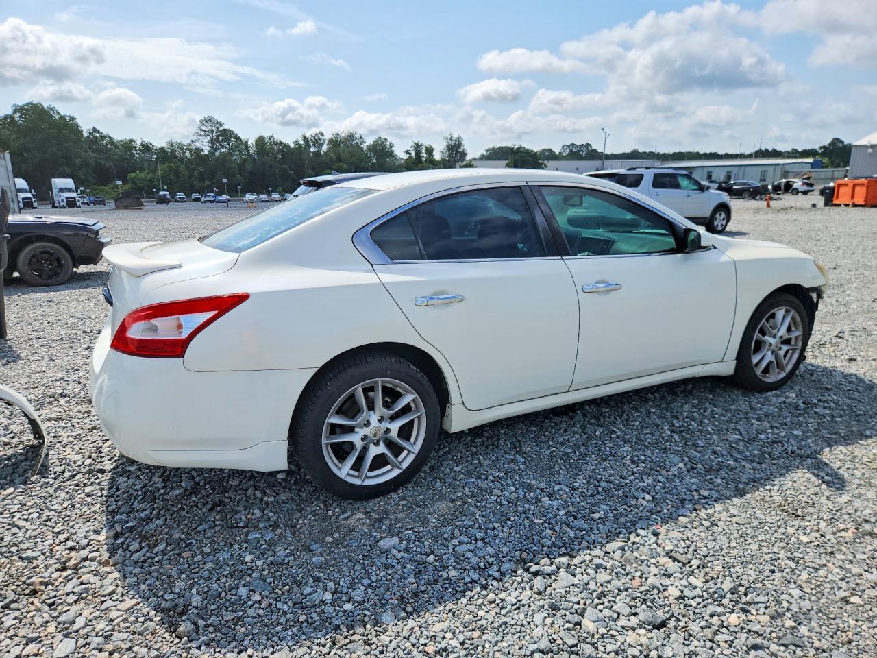 2011 Nissan Maxima 3.5 S Белый vin: 1N4AA5AP9BC862649